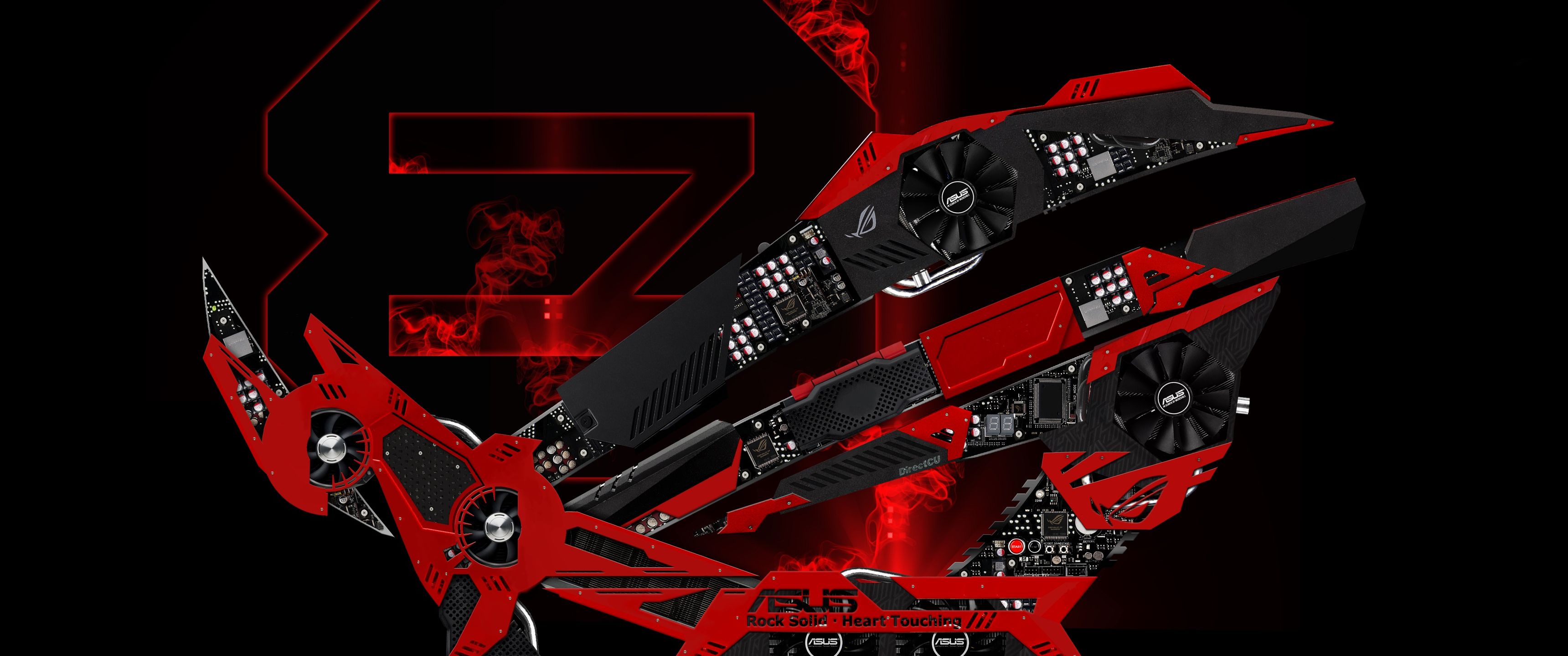 3440x1440 Download Asus Rog, Logo, Computer Wallpaper in 3440x1440 Resolution