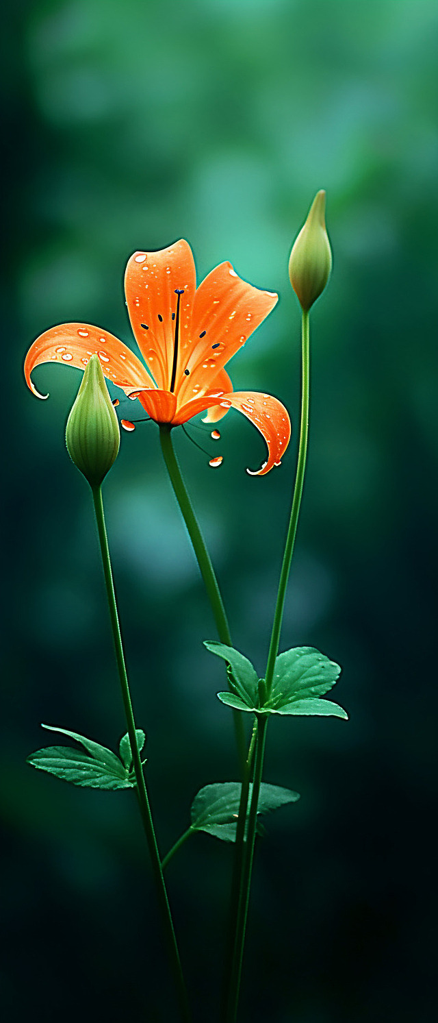 640x1493 Blurry Flower Picture Photo, Picture And Background Image For Free Download