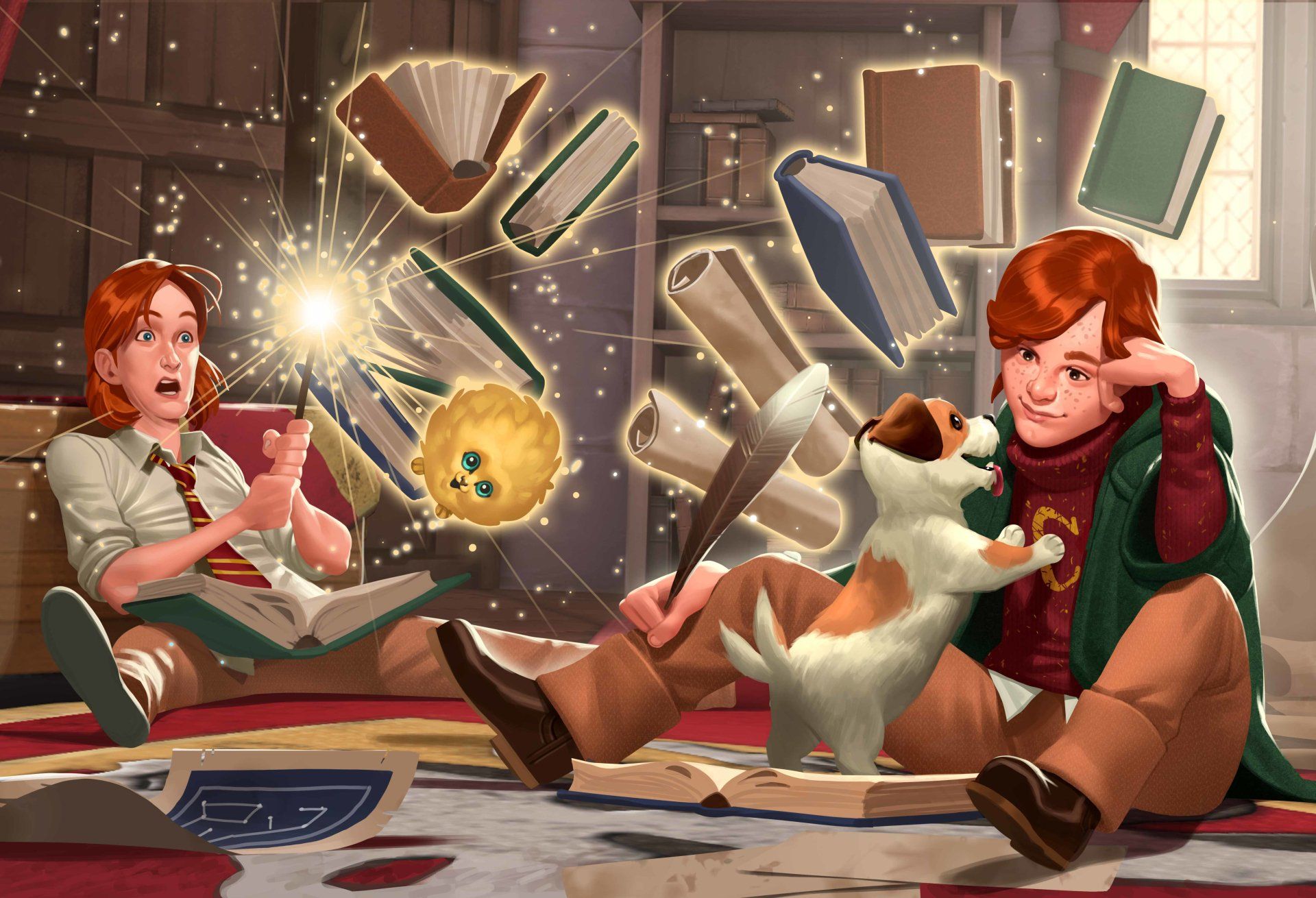 1920x1310 Download Charlie Weasley Bill Weasley Video Game Harry Potter: Hogwarts Mystery 4k Ultra HD Wallpaperx3411