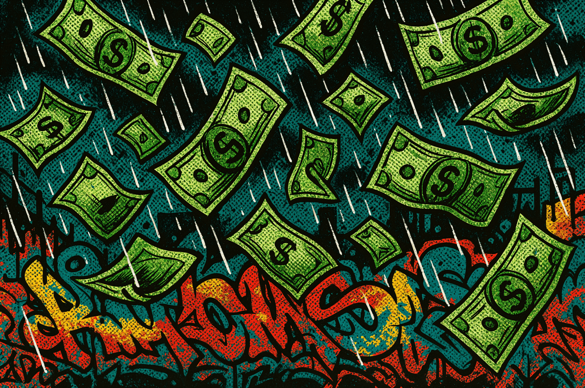 1920x1275 Raining Money 4K Ultra HD Wallpaper