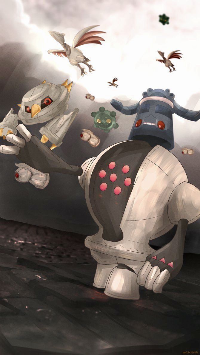 670x1191 Registeel wallpaper. Dusclops wallpaper, Magneton wallpaper, Steel pokémon