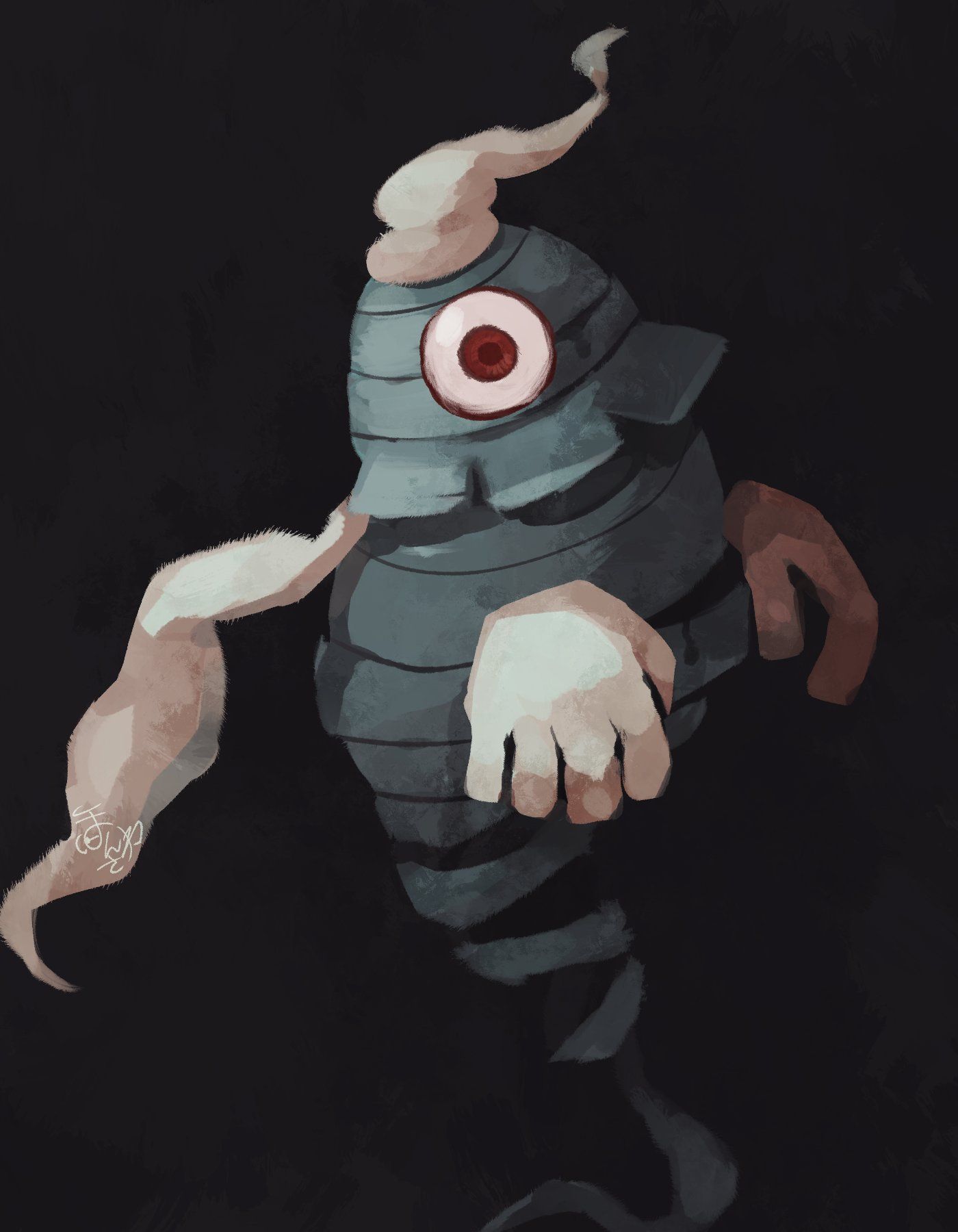 1400x1800 Dusclopsémon by Honwasa Anime Image Board