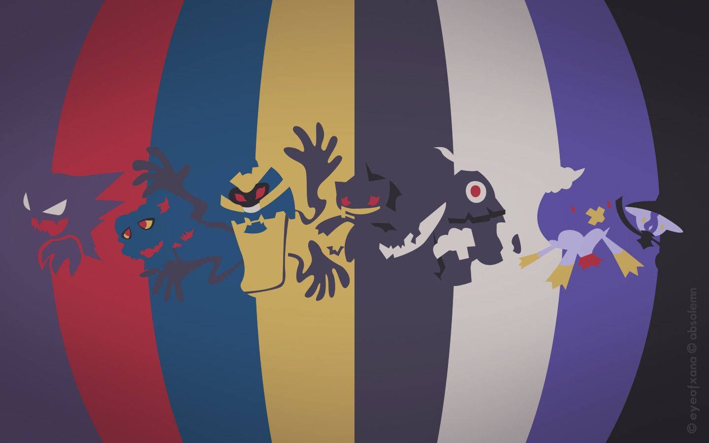 1440x900 Dusclops Ghost Type Pokemon Wallpaper