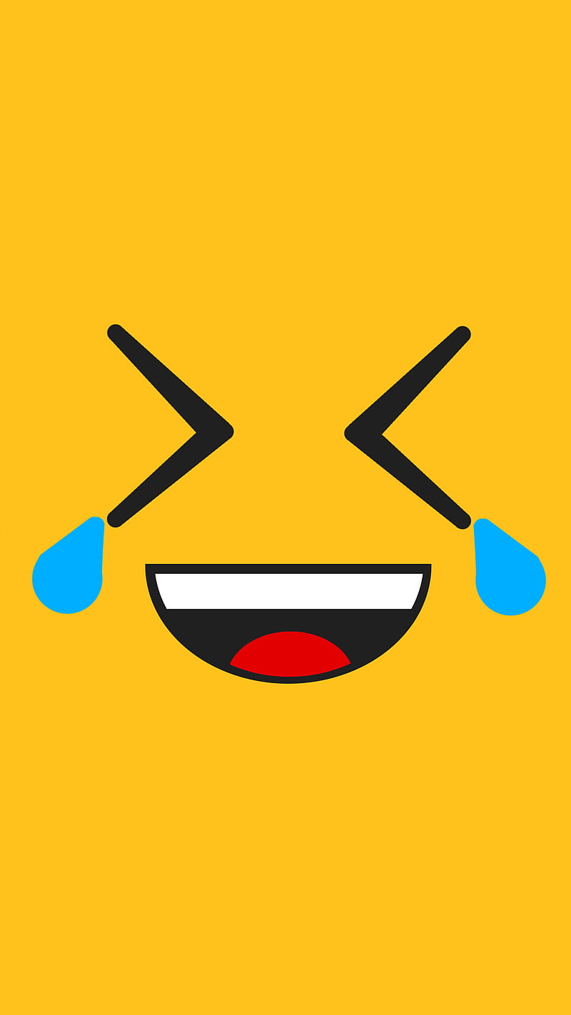 800x1422 LOL Face, FMYury, abstract, black, blue, center, colorful, emoji, emotion, laughter, HD phone wallpaper