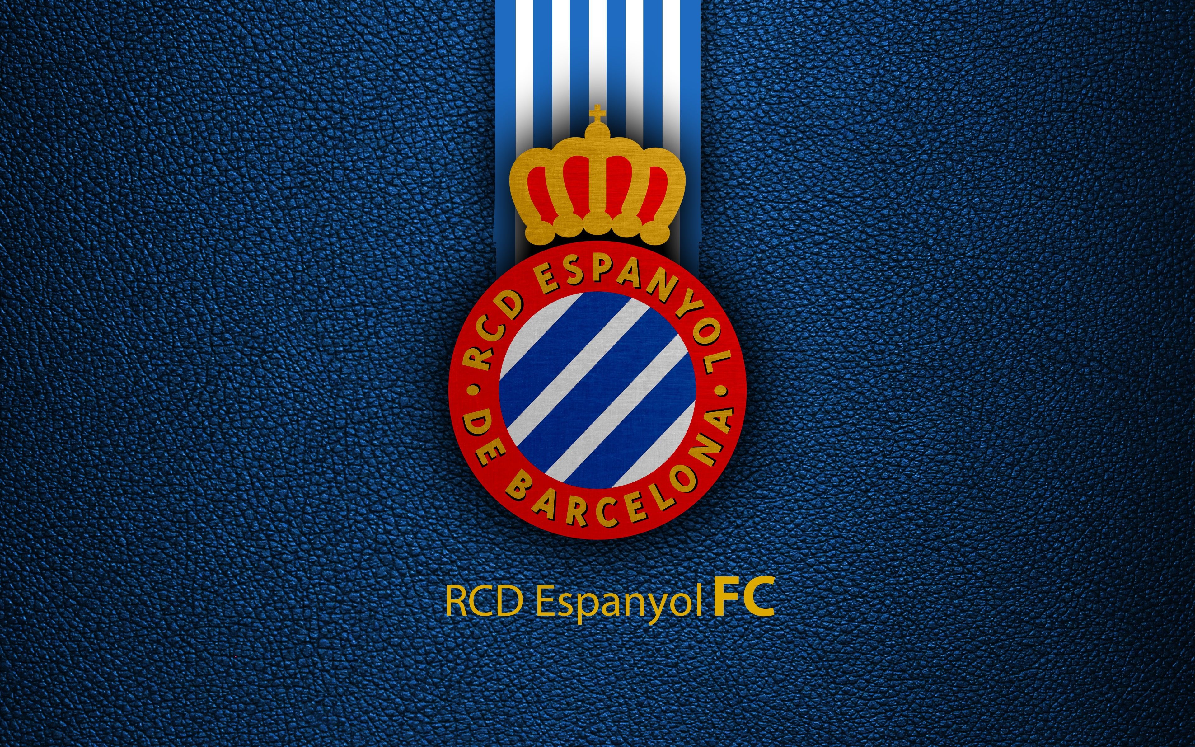 3840x2400 Wallpaper wallpaper, logo, football, Sport, La Liga, RCD Espanyol for mobile and desktop, section спорт, resolution 3840x2400