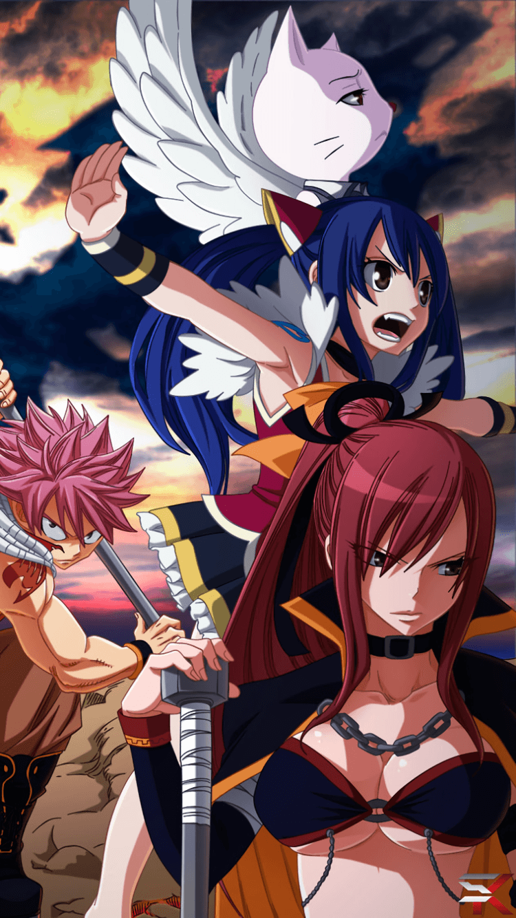750x1334 Anime Fairy Tail (750x1334) Wallpaper