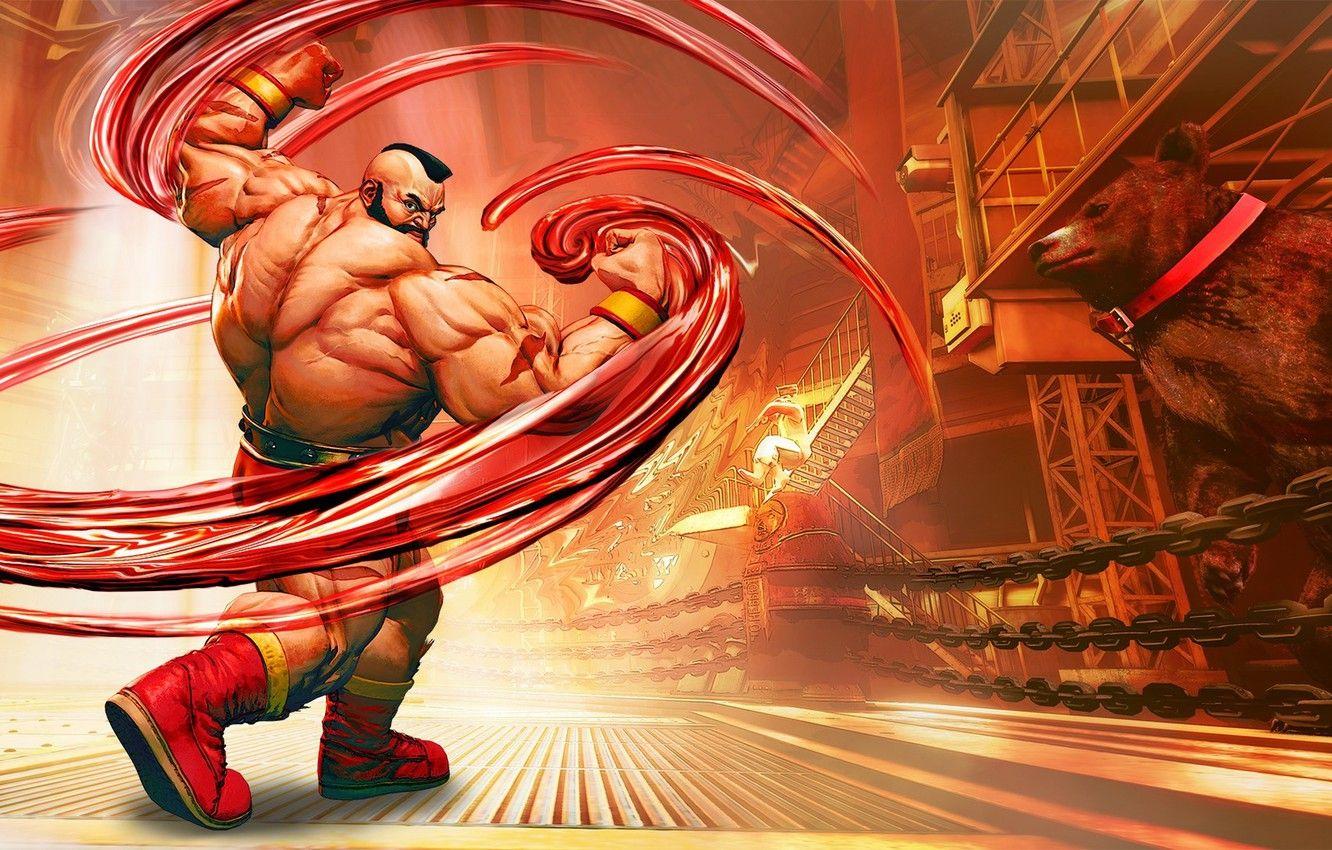 1332x850 Wallpaper cinema, game, fighter, Russia, bear, anime, man, cartoon