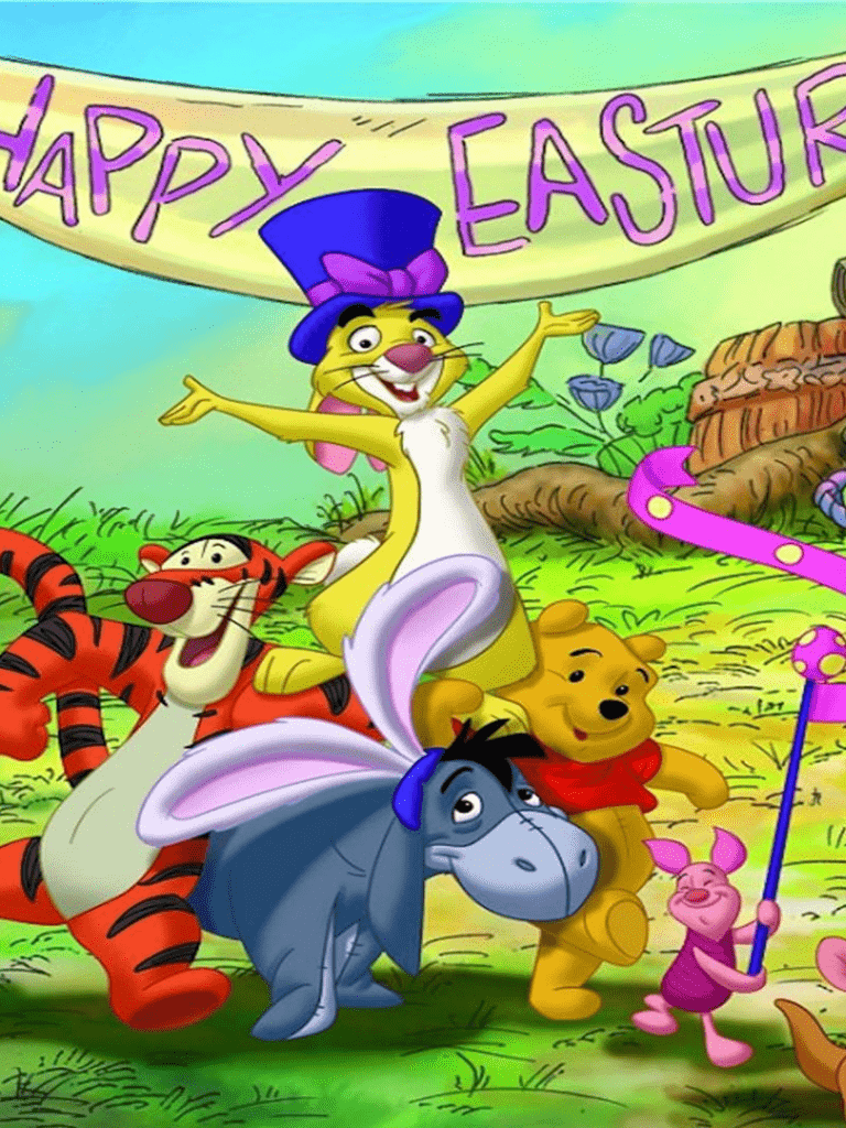 768x1024 Free download Winnie The Pooh Easter wallpaper 178469 1920x1080