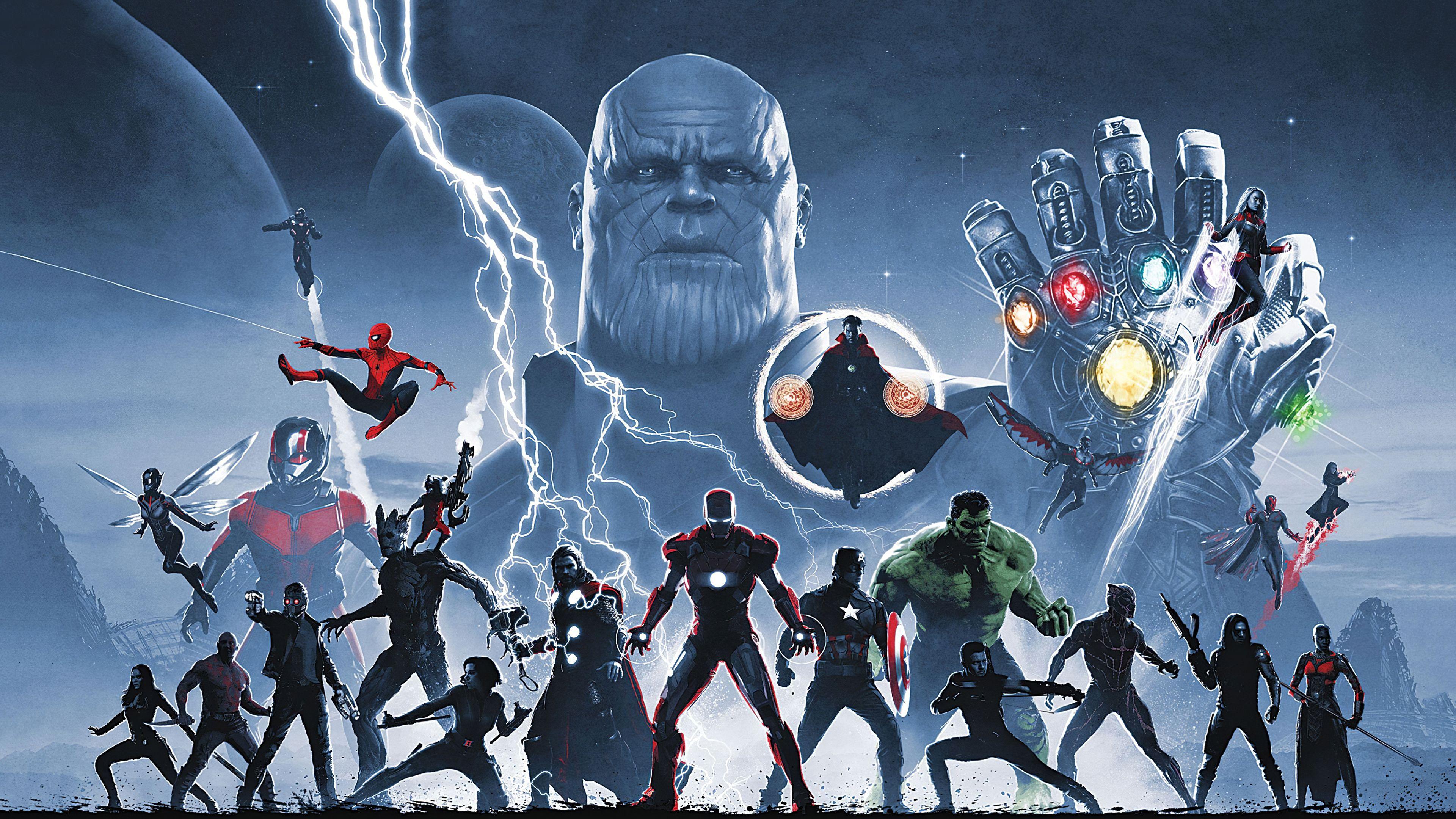 3840x2160 Wallpaper 4k Avengers Infinity Saga 4k Wallpaper, Artwork