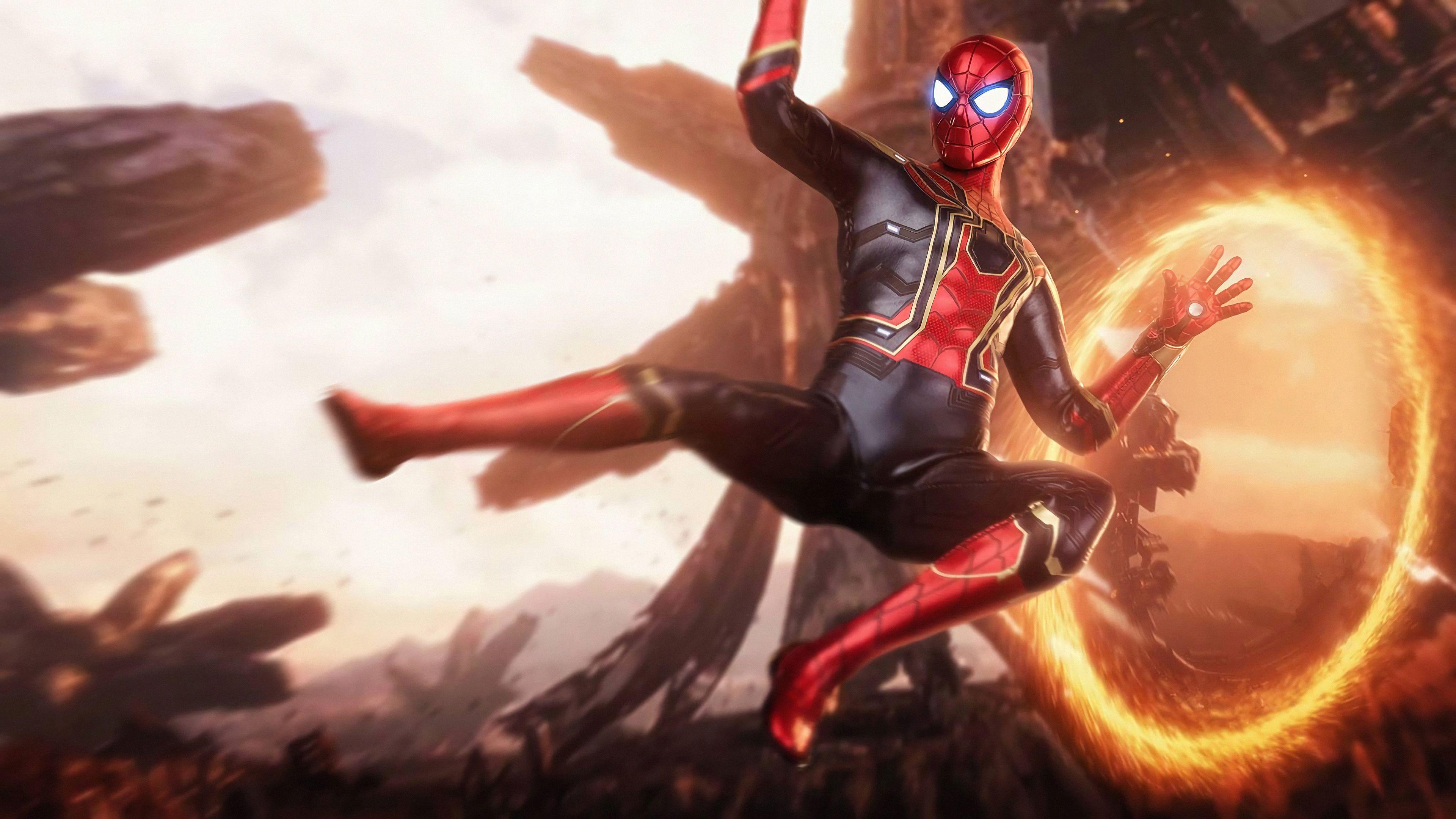 3840x2160 Spiderman Avengers Infinitywar Chromebook Pixel HD 4k