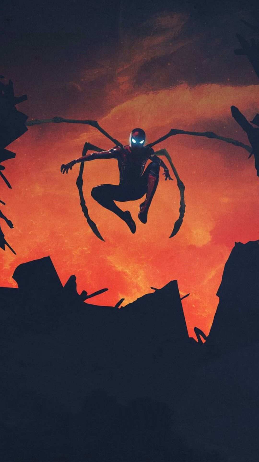 1080x1920 Spiderman Avengers Iron Spider Suit Wallpaper Wallpaper : iPhone Wallpaper