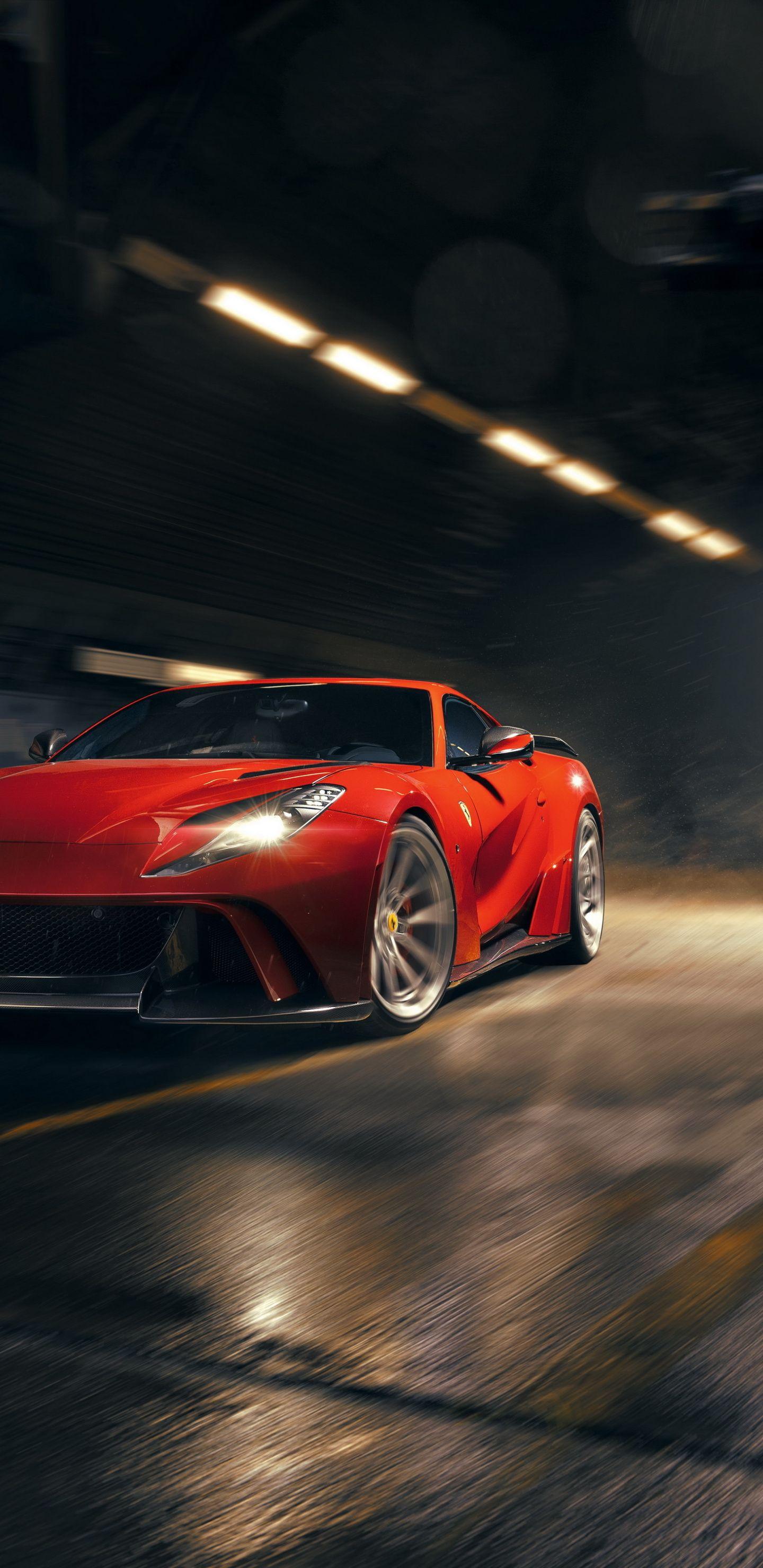 1440x2960 Novitec N Largo Ferrari 812 Superfast, Red Car Wallpaper,. Red Car, Car Wallpaper, Ferrari