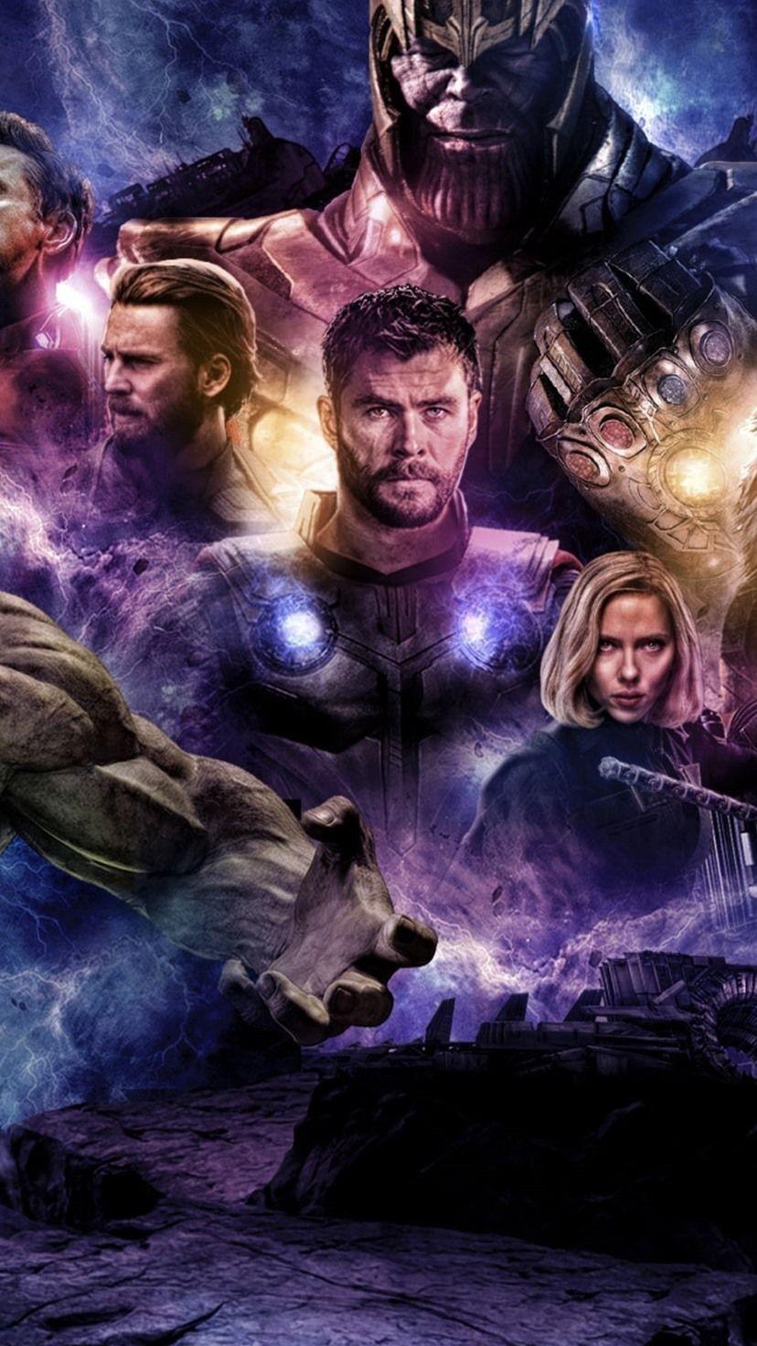 828x1472 Avengers End game thanos thor hulk mobile wallpaper Mobile