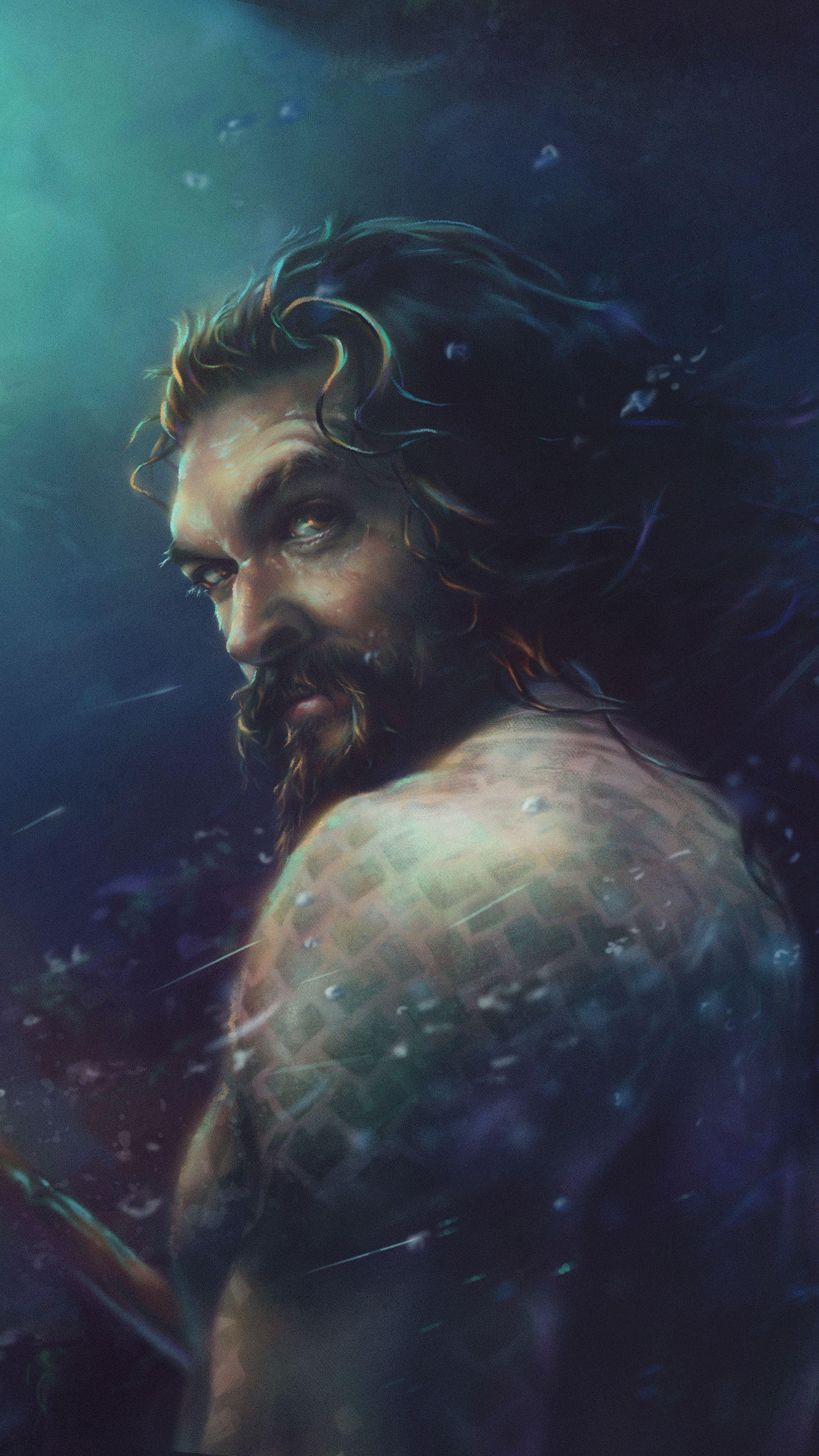 2160x3840 Aquaman, Trident, Jason, Momoa, DC, 4K iPhone 6s, 6 HD
