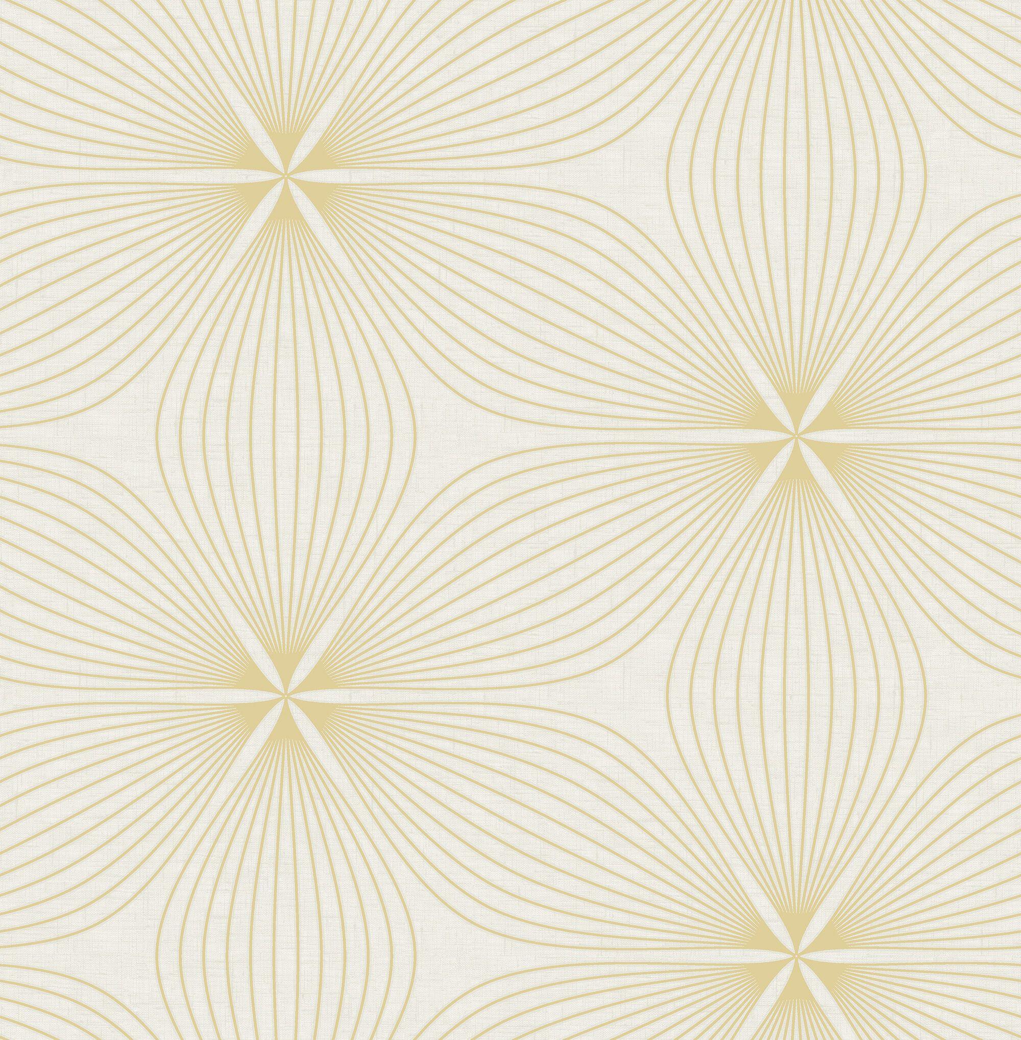 2000x2036 George Oliver Aaryahi Starburst Stroke 33' L x 20.5 W Metallic