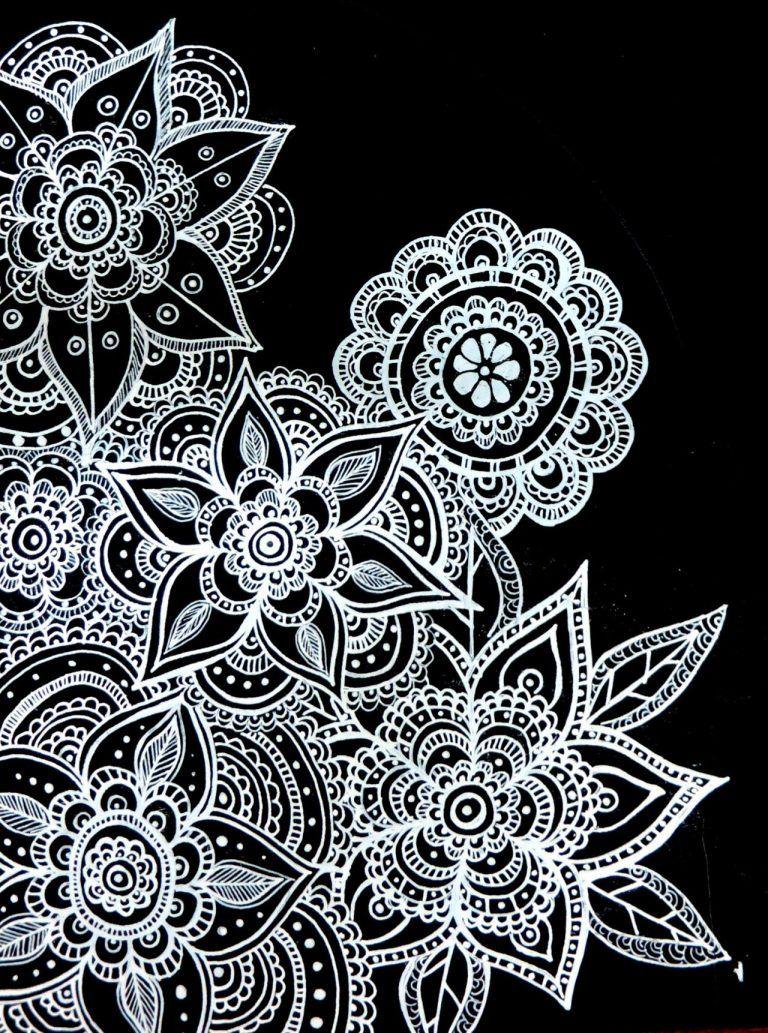 Black Mandala Wallpapers Top Free Black Mandala Backgrounds
