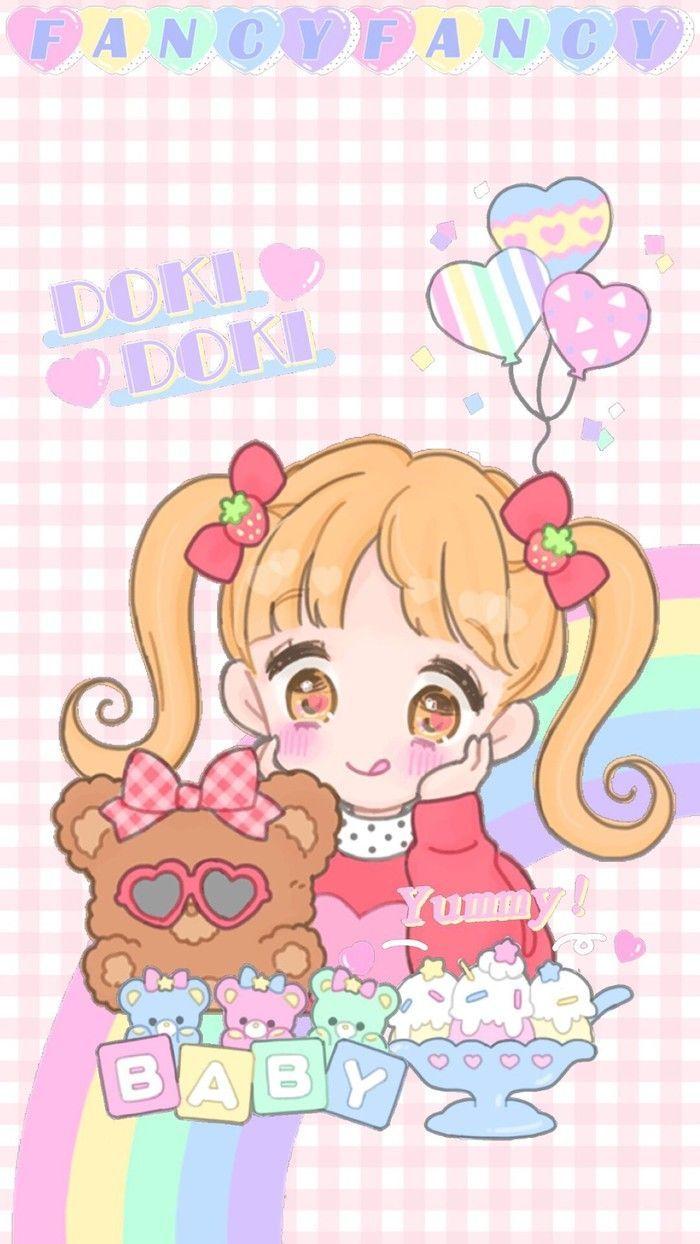 700x1244 Manamoko. Pastel art and Anime