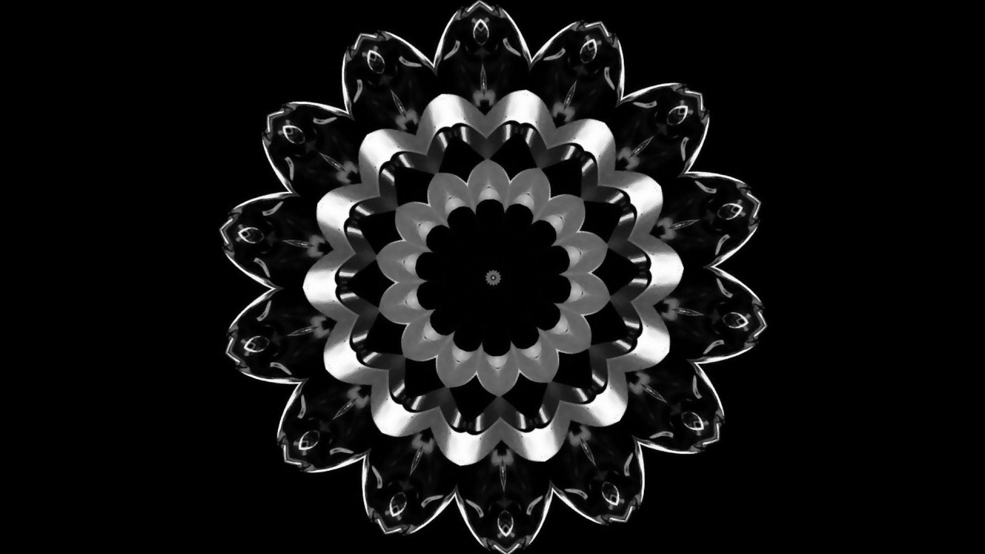 1920x1080 Mandala Blossom Chrome desktop PC and Mac wallpaper