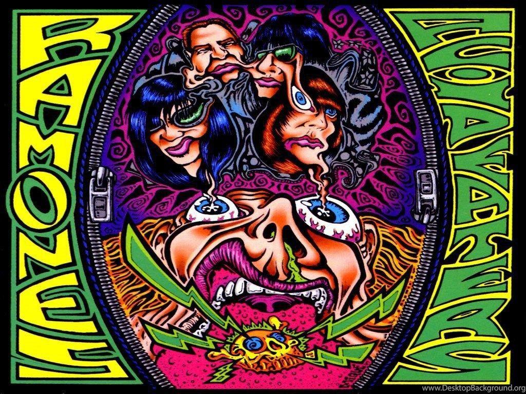 1024x768 The Ramones Punk Rock Band HD Wallpaper Desktop Background