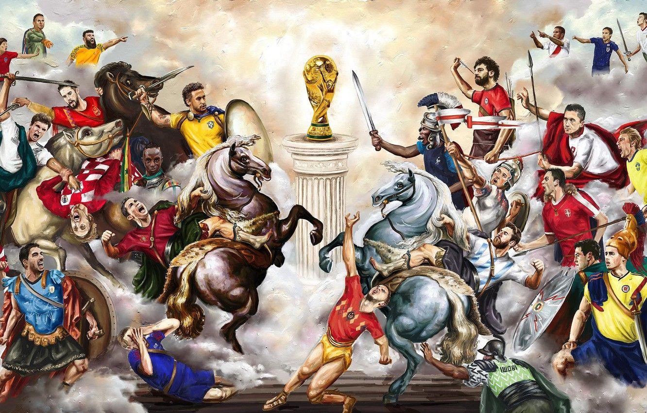1332x850 Wallpaper The game, Sport, Football, Horses, Battle, Cristiano Ronaldo, Lionel Messi, Lionel Messi, Ronaldo, Müller, Cristiano Ronaldo, Messi, Ronaldo, Messi, Neymar, Eden Hazard image for desktop, section спорт