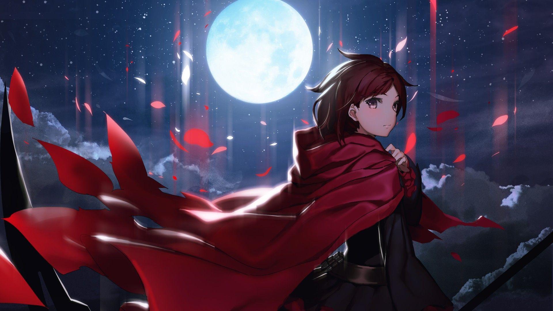 1920x1080 Moon, Anime girls, RWBY HD Wallpaper / Desktop and Mobile Image & Photo