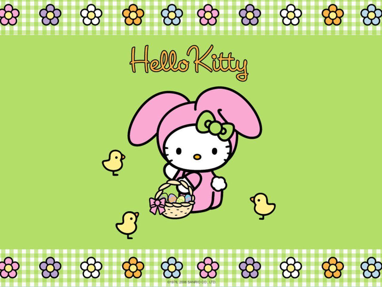 Green Hello Kitty Wallpapers Top Free Green Hello Kitty Backgrounds