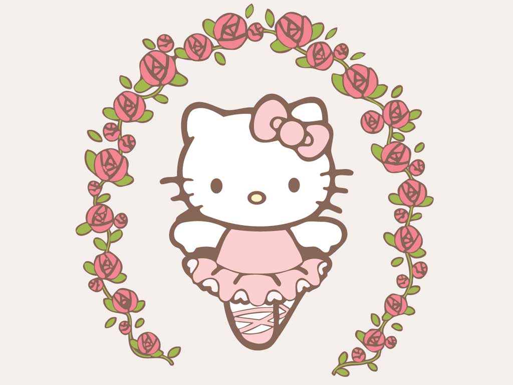 1024x768 Hello Kitty Kitty Wallpaper