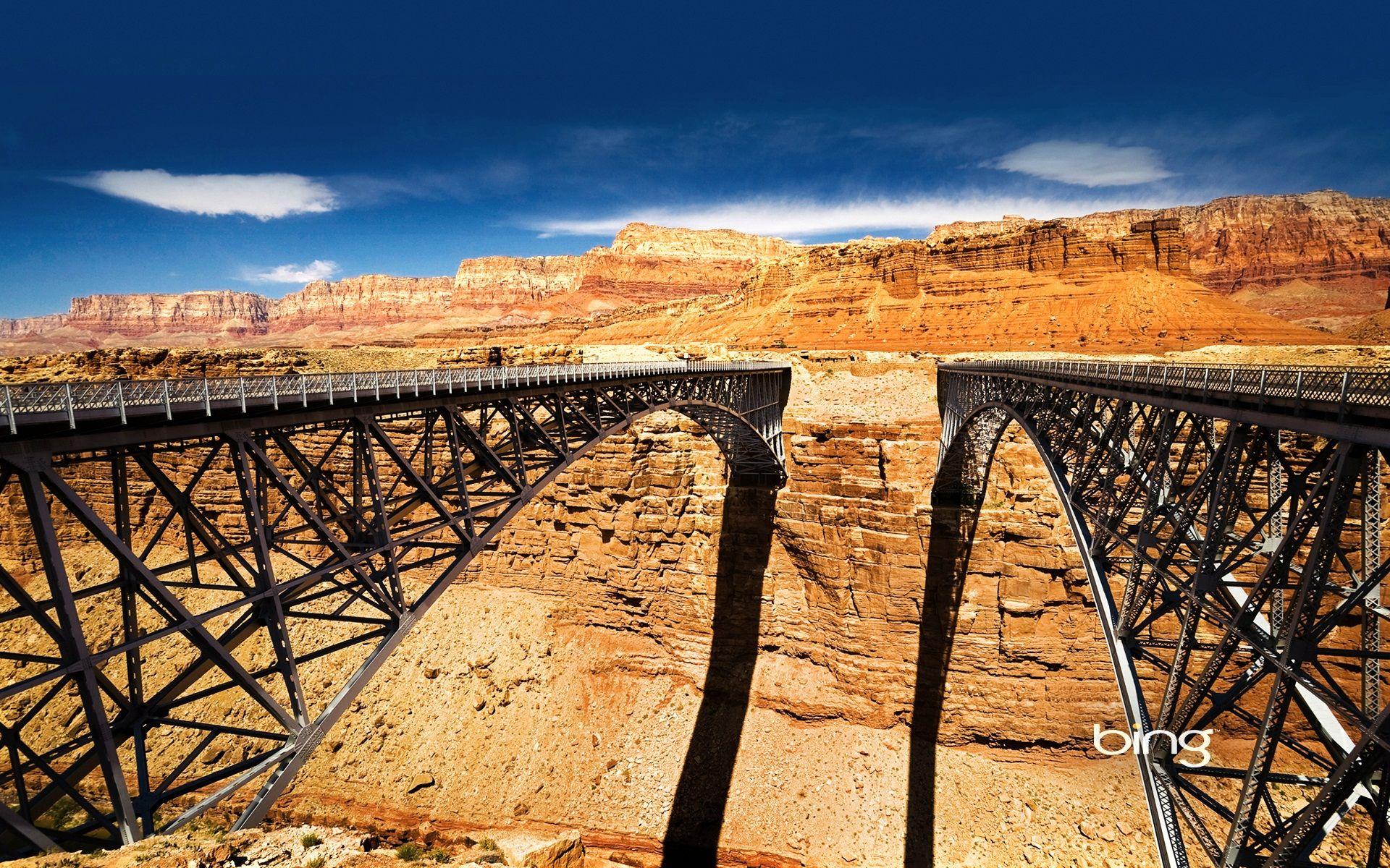 1920x1200 Navajo Bridge Over Colorado River Wallpaper
