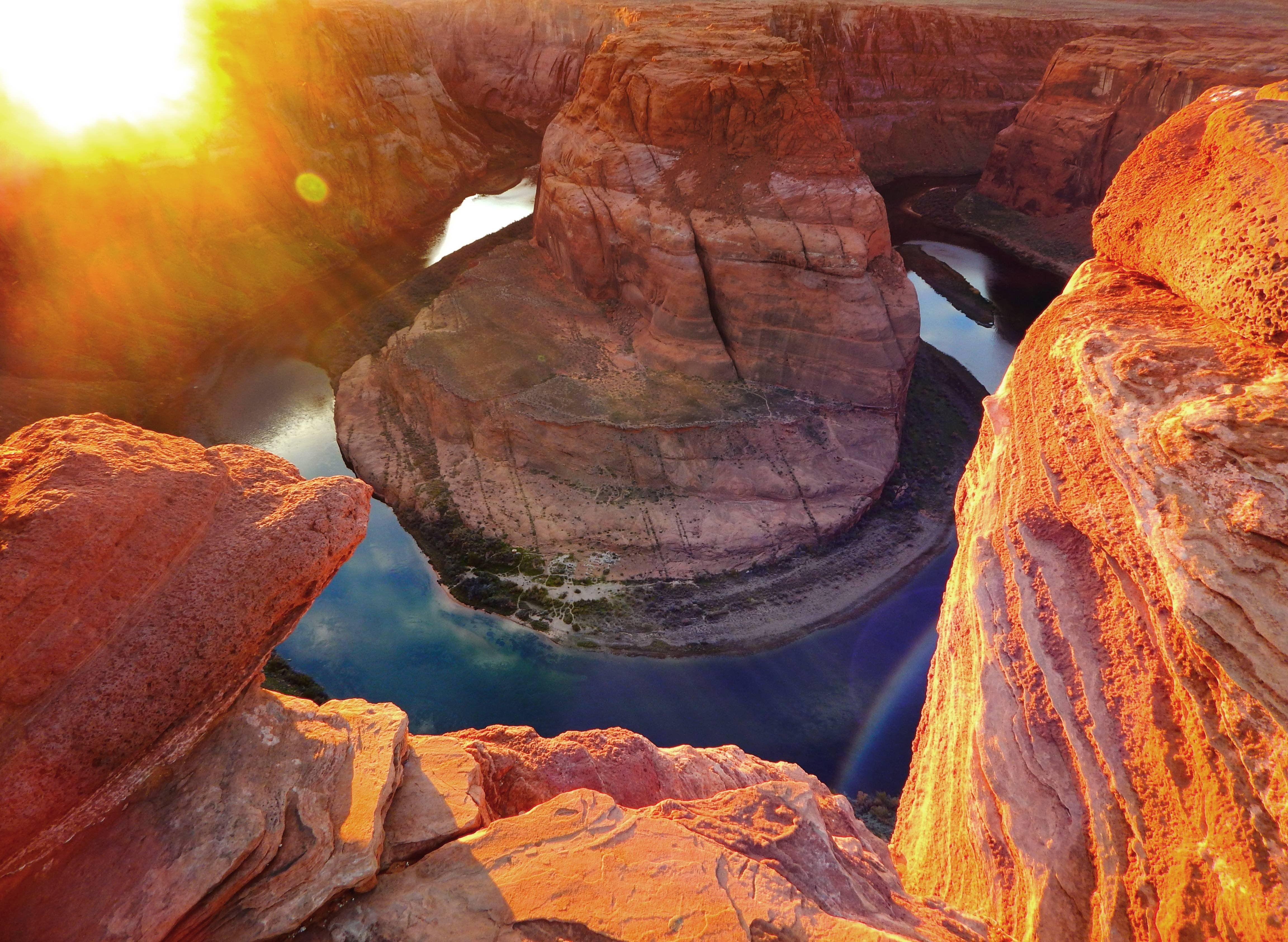 4608x3368 Horseshoe Bend Colorado River AZ 4K wallpaper