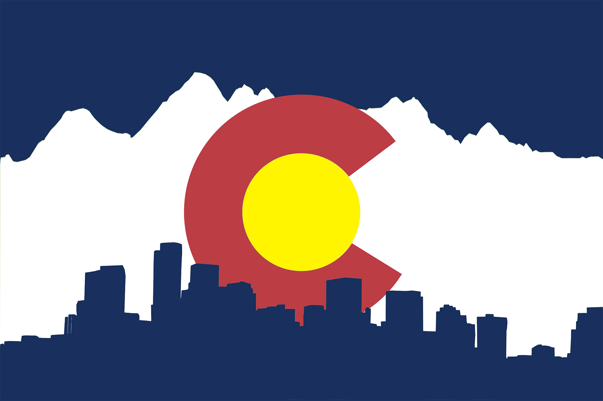 1920x1279 Sick Colorado Flag Re Design (xpost From R Wallpaper)