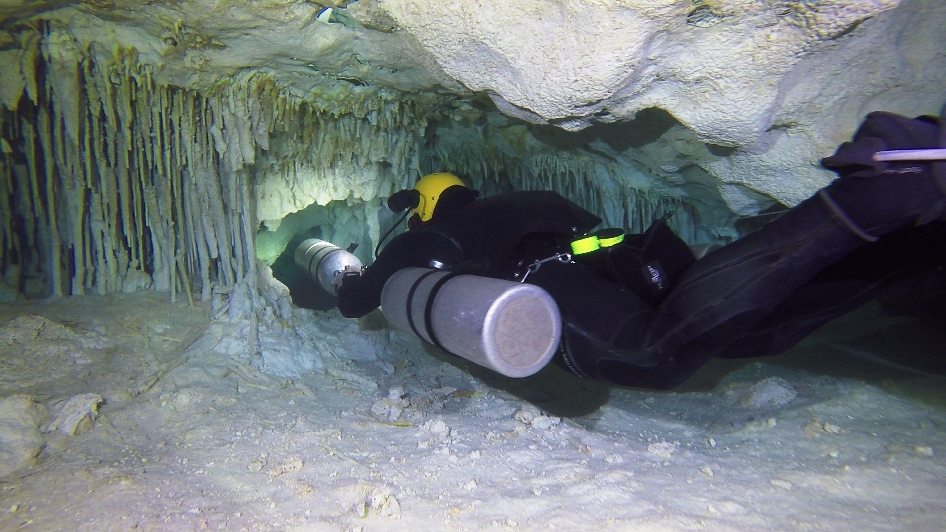 1920x1080 Cave Diving. Gozo Malta UK