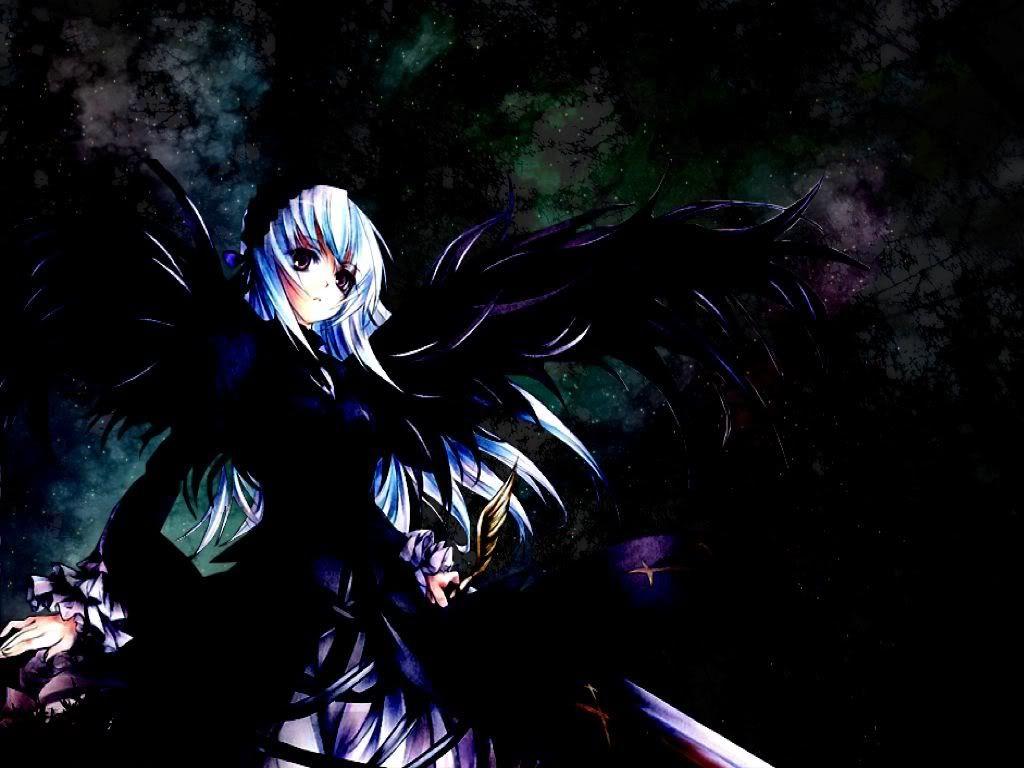 1024x768 Dark Anime Wallpaper HD