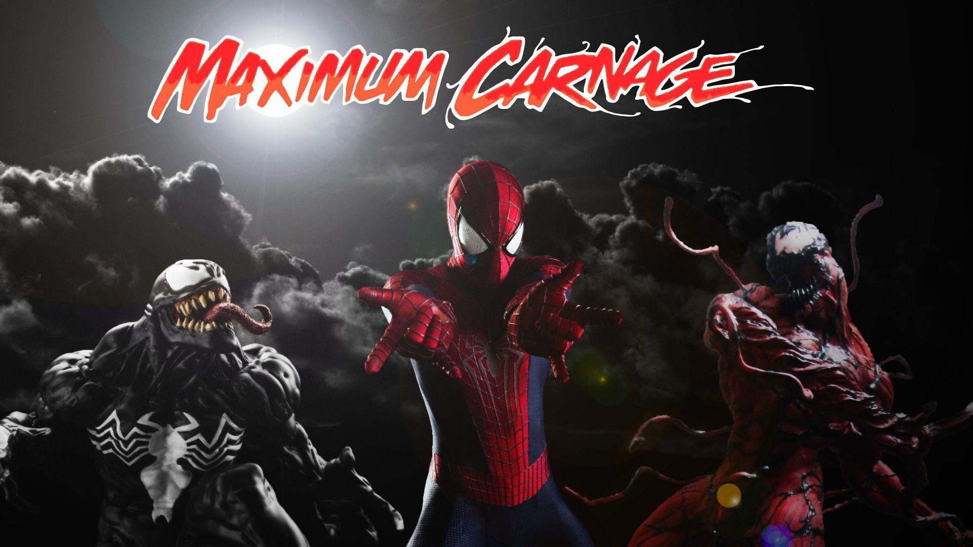 1920x1080 Spider Man Venom Maximum Carnage .
