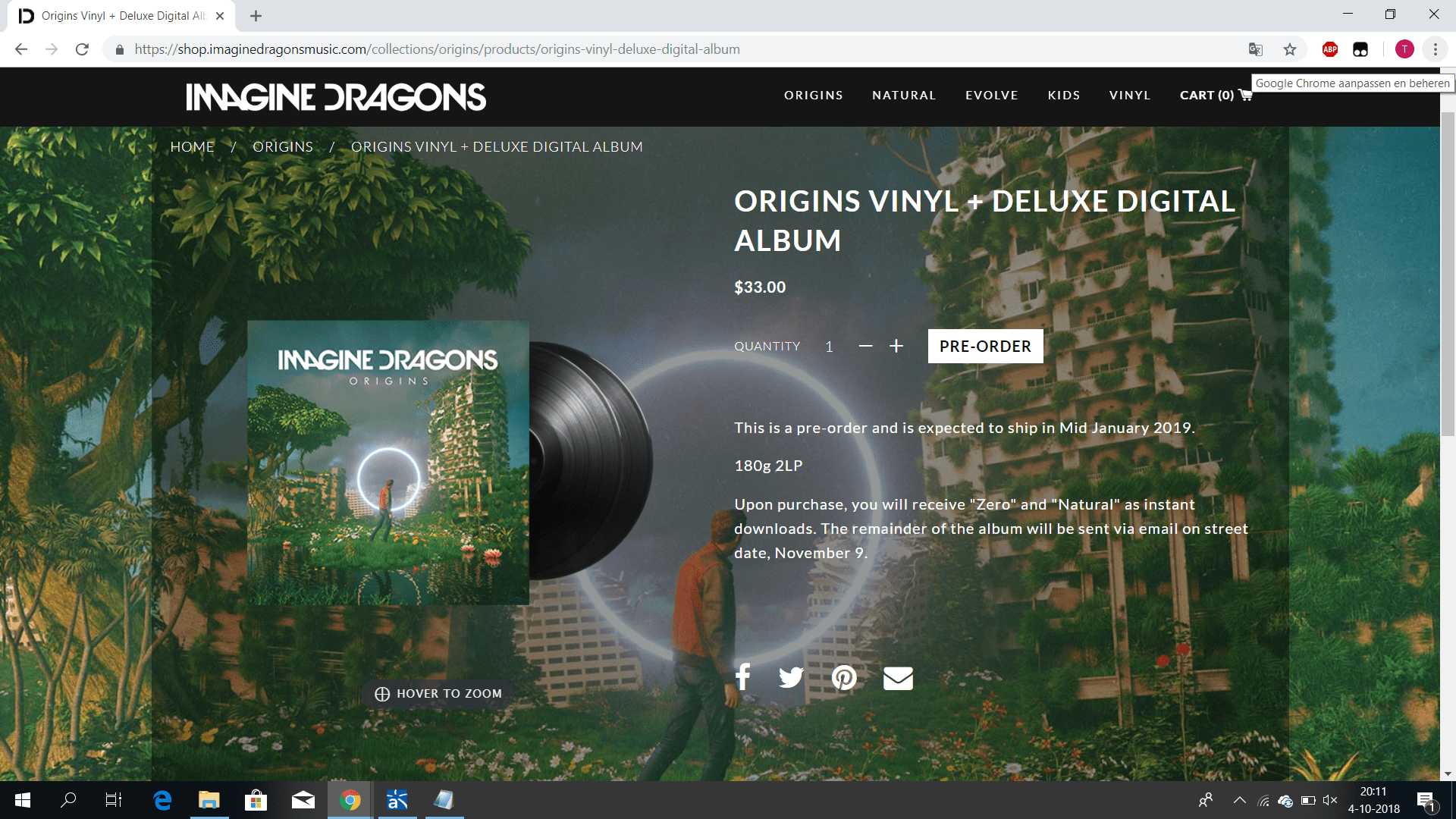 1920x1080 Origins vinyl has indeed 2 LP's