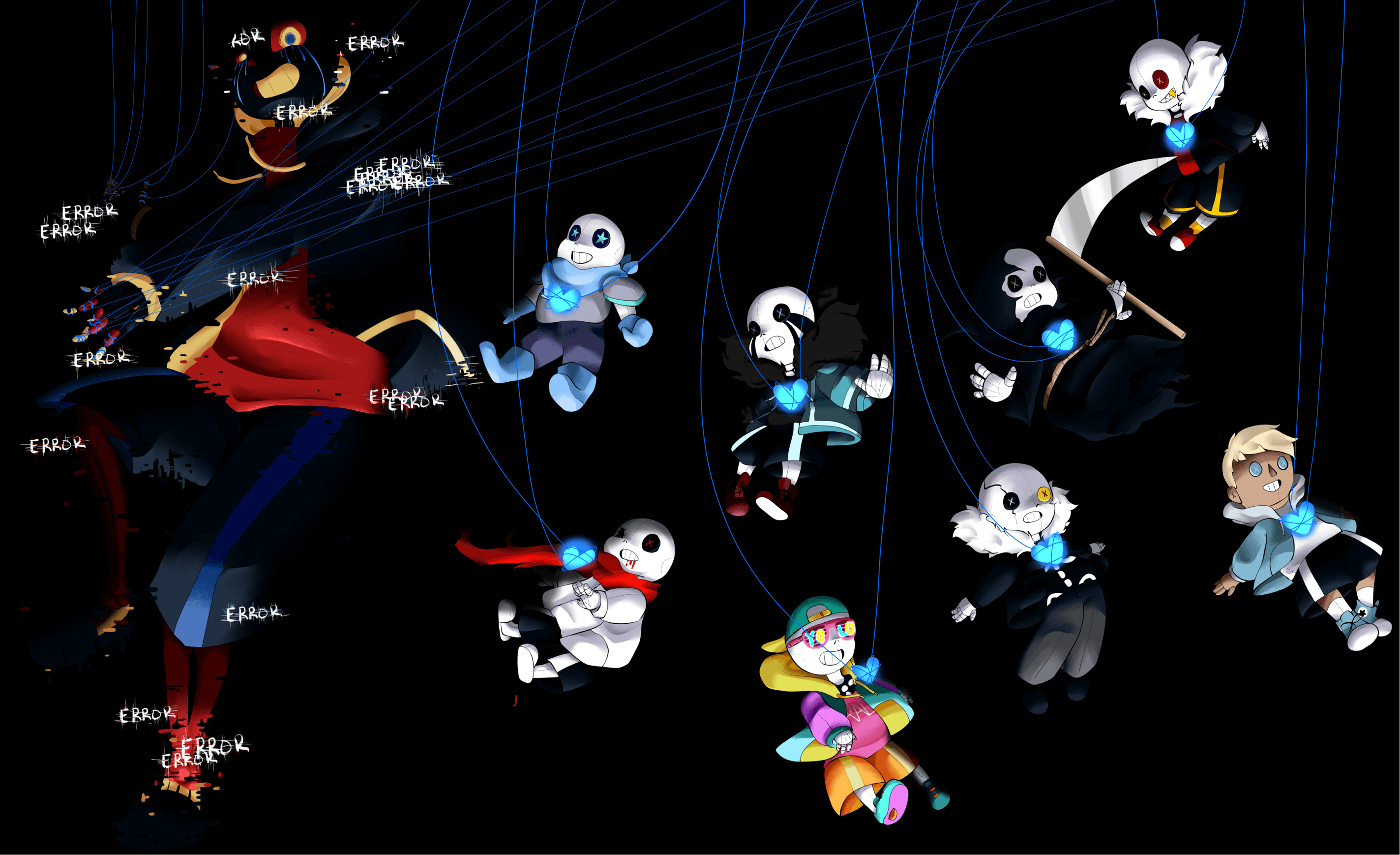 INK Sans X Error Sans Wallpapers - Wallpaper Cave