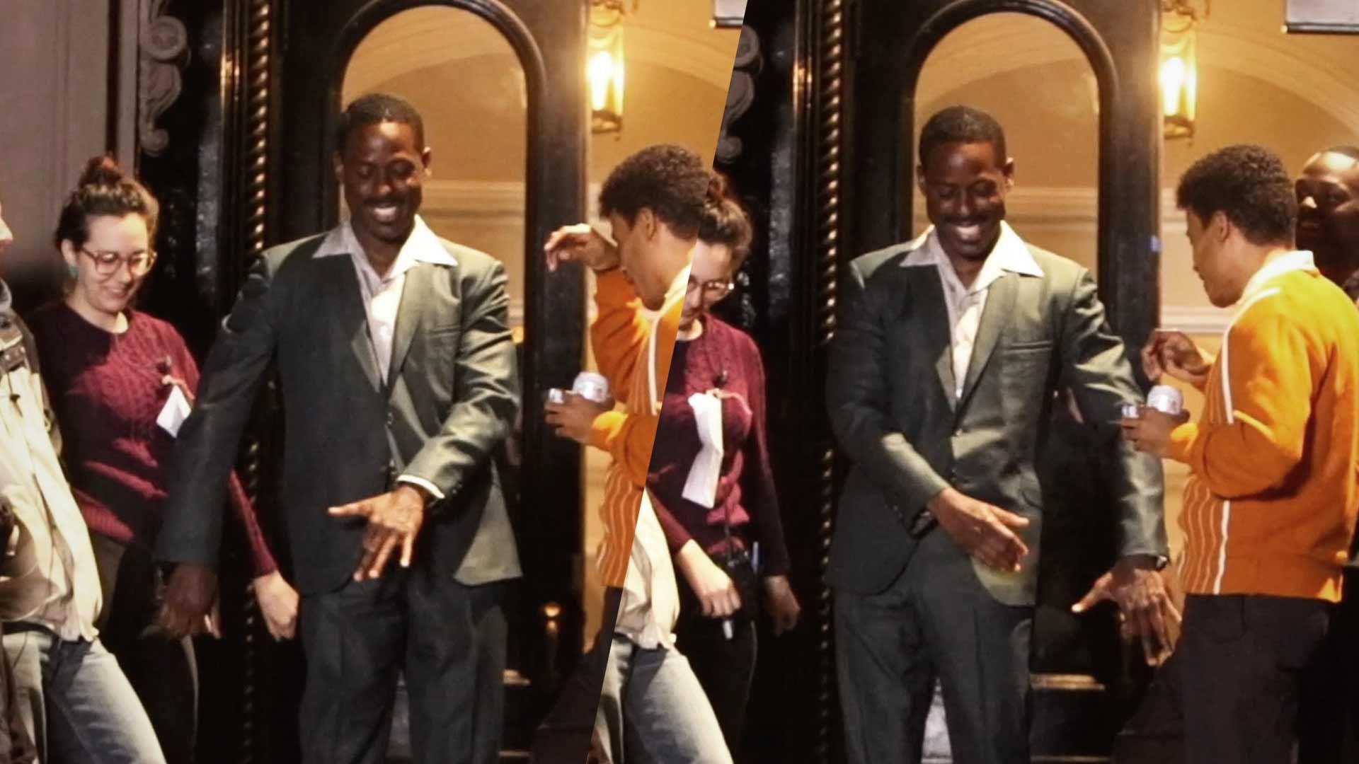 1920x1080 Sterling K. Brown Flossing on the Set of 'The Marvelous Mrs. Maisel'