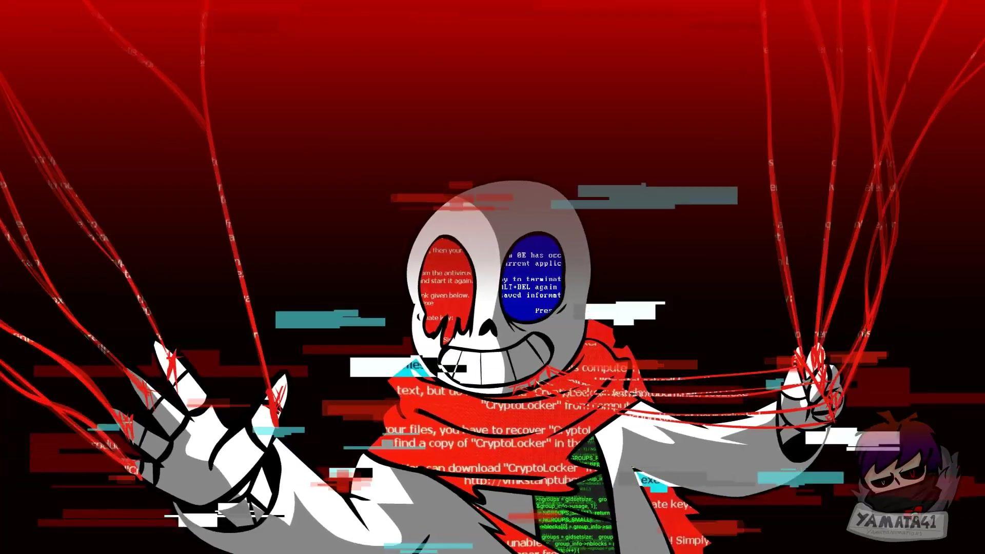 1920x1080 Undertale 动画】Error Sans Vs A Fatal Error Has Occured / Animation_哔哩哔哩(゜-゜)つロ干杯 -bilibili