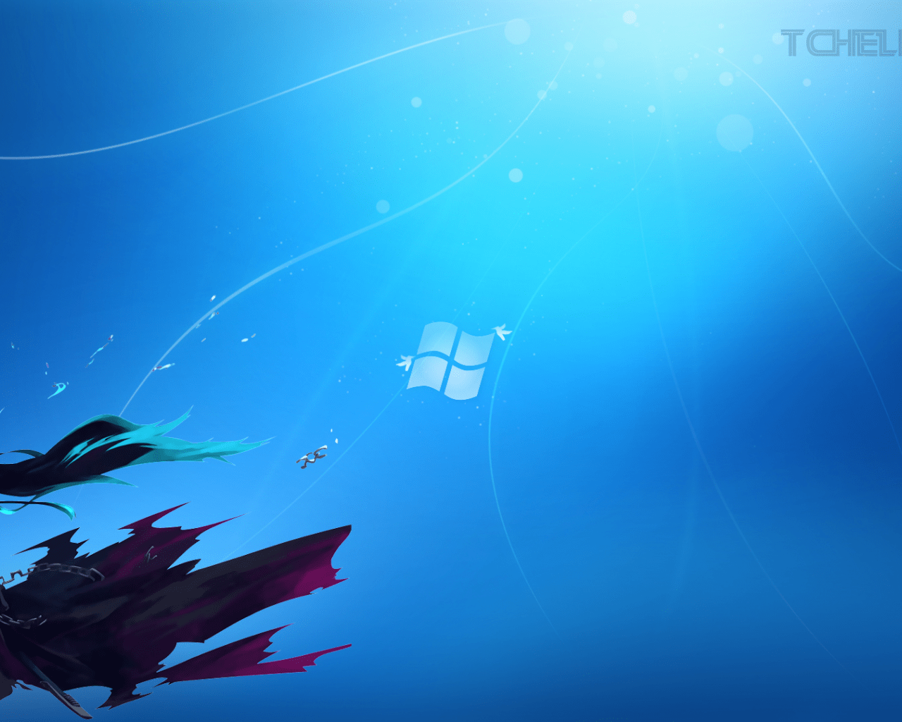 1280x1024 Free download wallpaper windows 7 anime by tchelinhoow manga anime