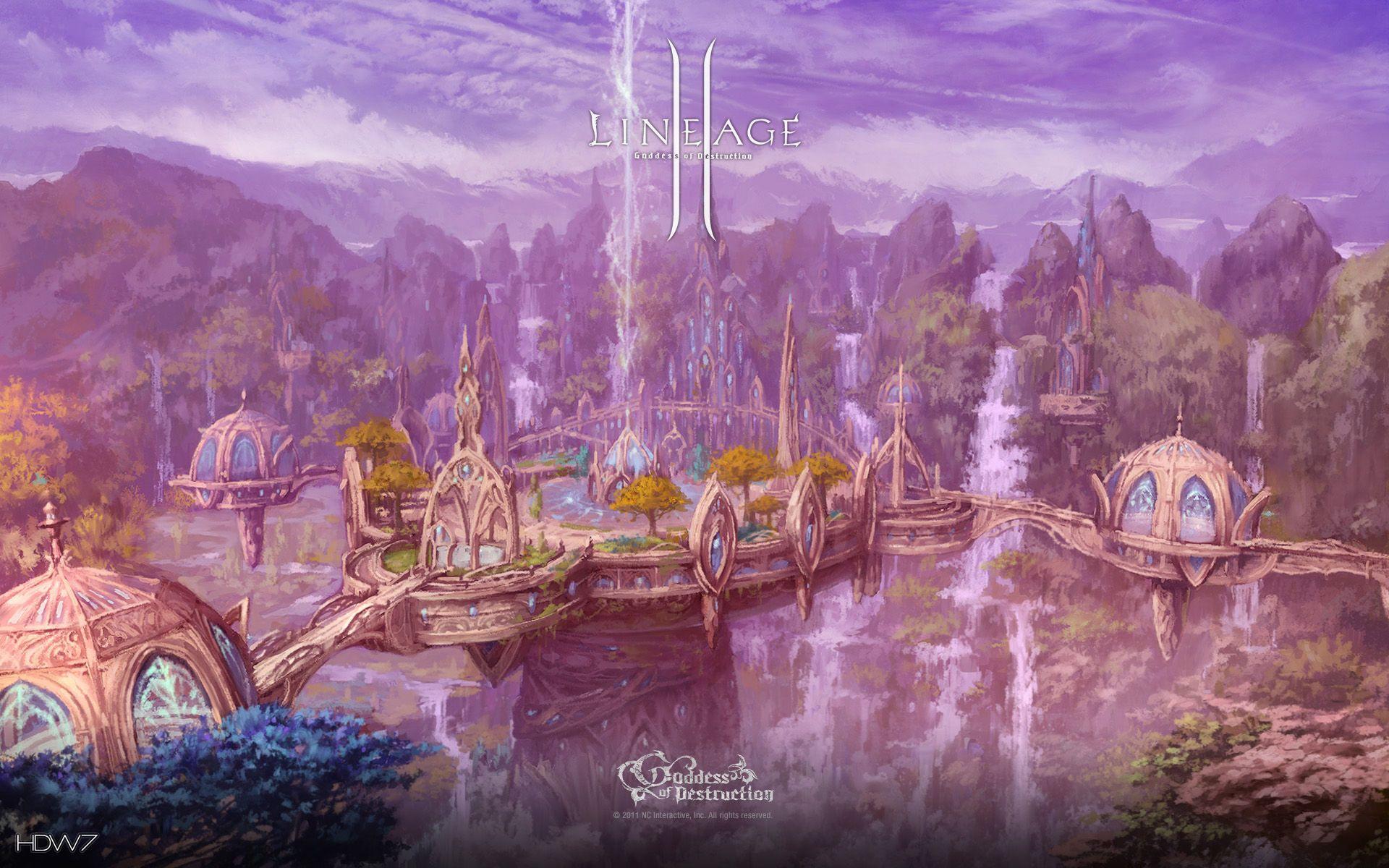 1920x1200 lineage 2 goddess of destruction ancient city of arcan widescreen