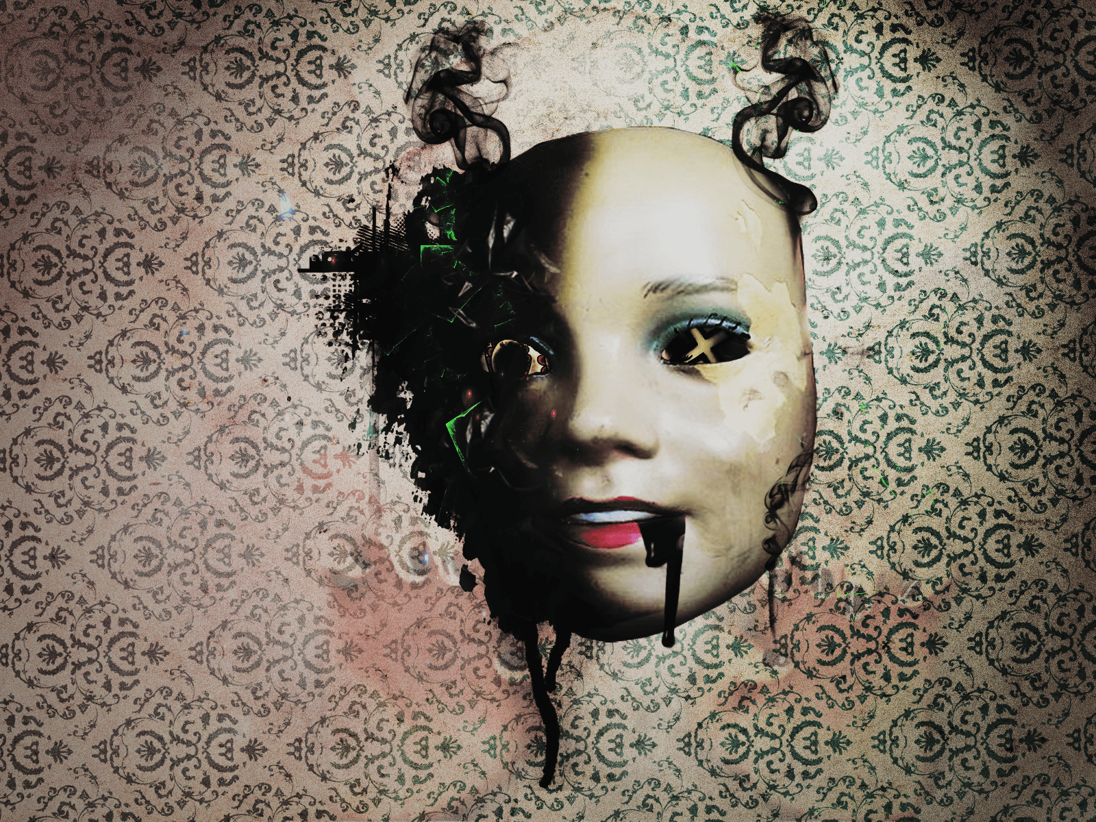 1600x1200 Creepy Doll Wallpaper