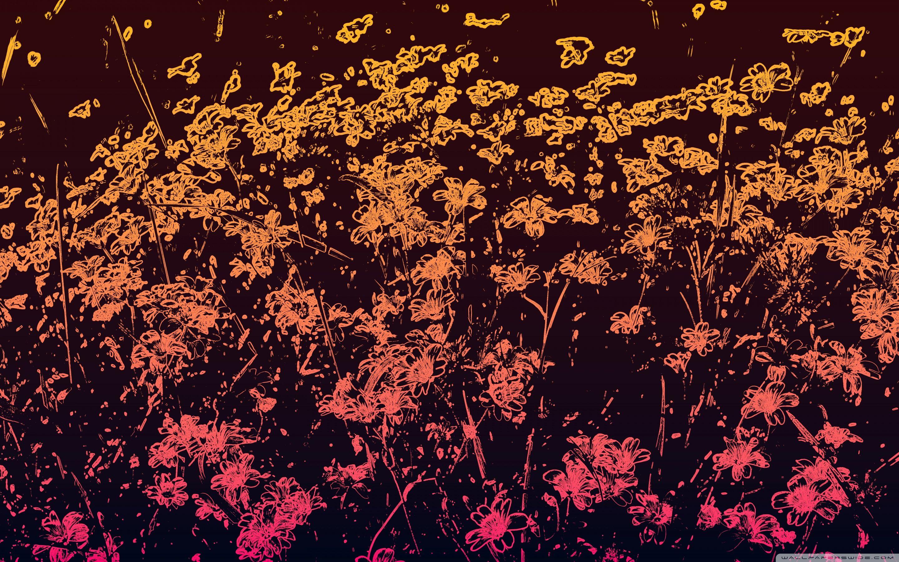 2880x1800 Abstract Flowers ❤ 4K HD Desktop Wallpaper for • Dual Monitor
