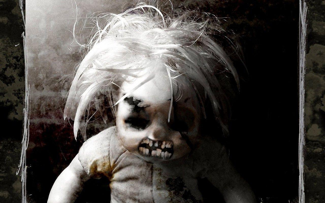1280x800 Creepy Doll Wallpaper