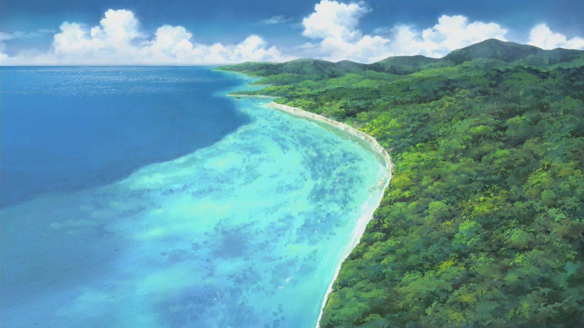1920x1080 Free download anime Beach Wallpaper HD Desktop and Mobile