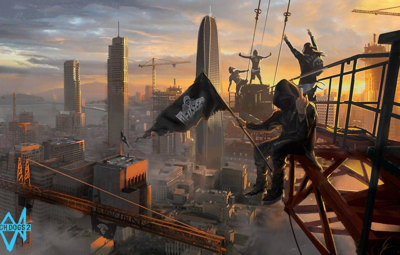 1332x850 Wallpaper Ubisoft, San Francisco, Game, Phone, Marcus, Marcus