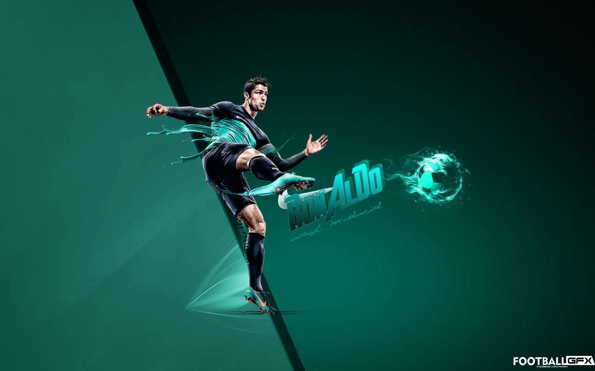 100+] Cristiano Ronaldo Soccer Wallpapers | Wallpapers.com