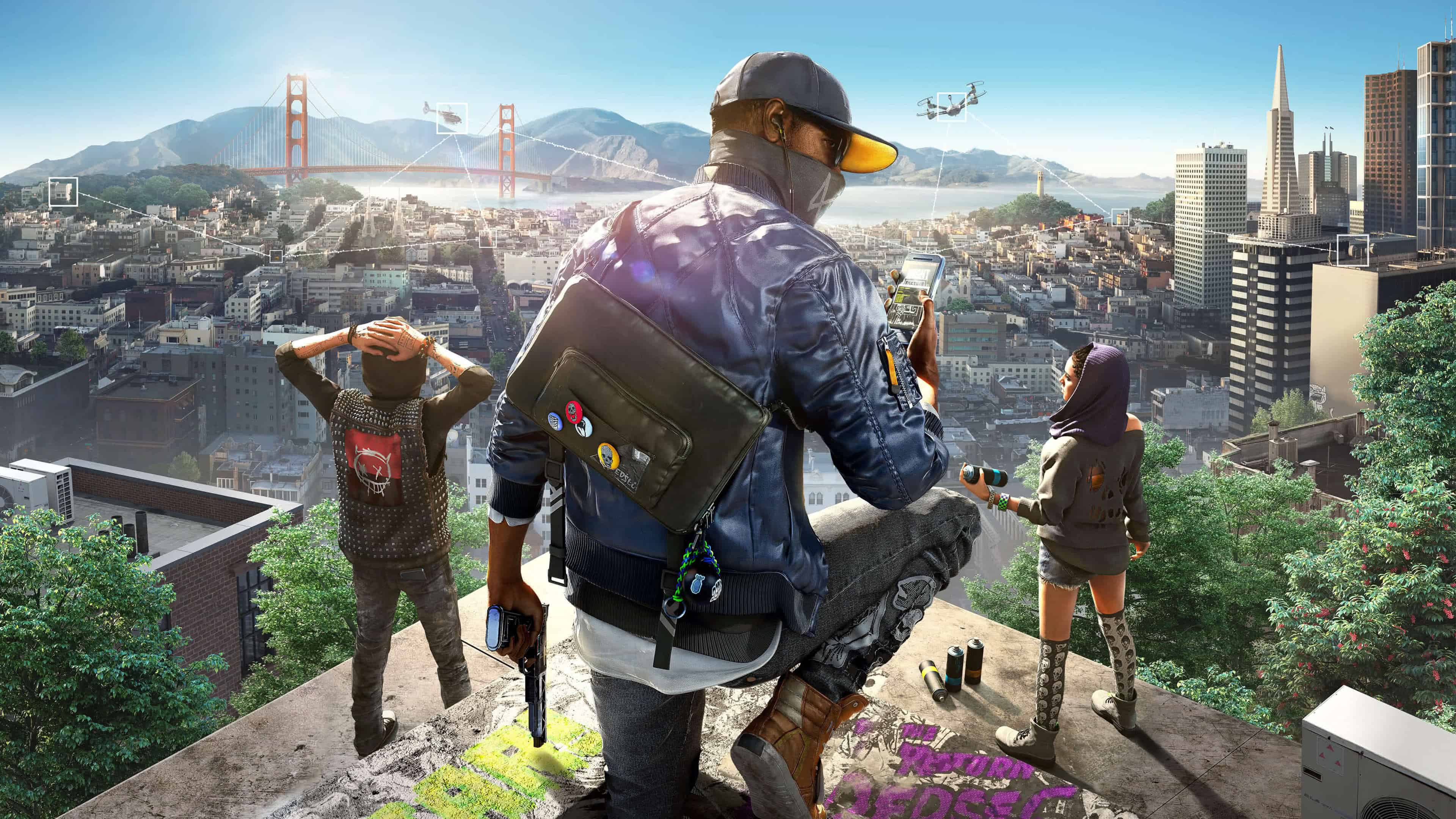 3840x2160 Watch Dogs 2 UHD 4K Wallpaper