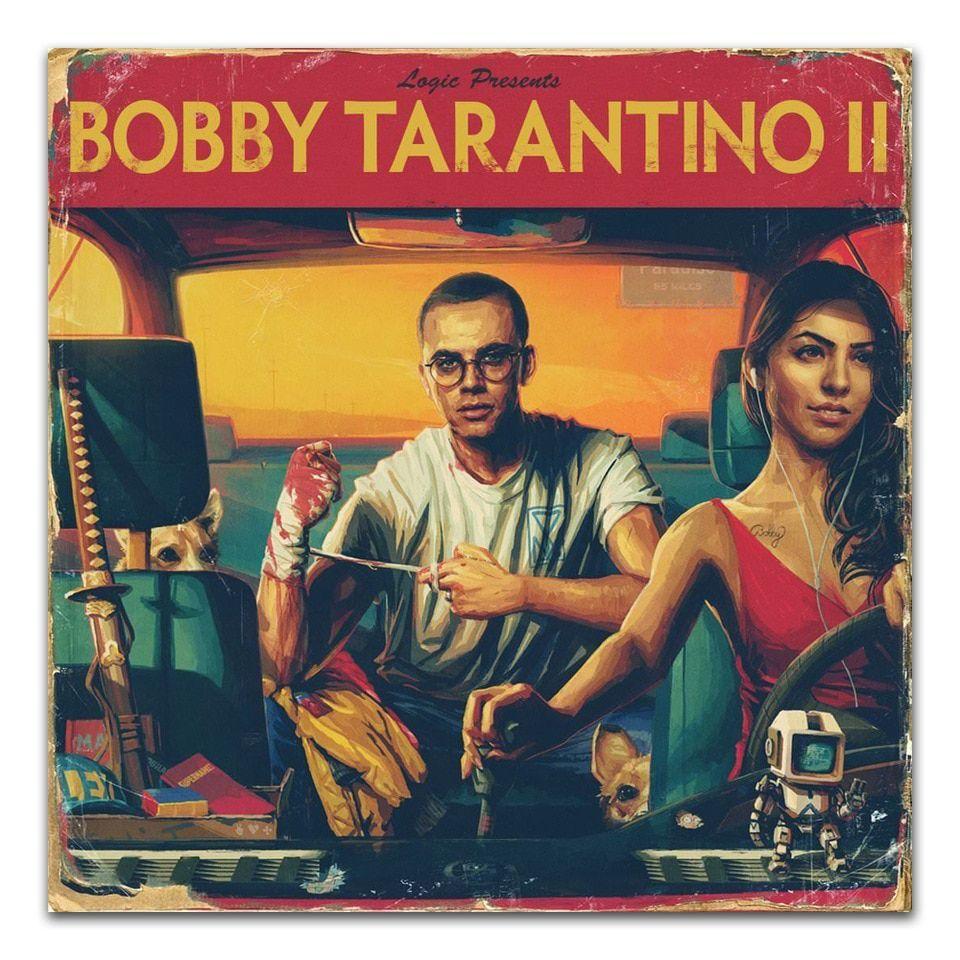960x960 TX093 2018 Logic Bobby Tarantino 2 Rap Hip Hop Music Album Cover 24x24 A3 A4 Poster Art Silk Canvas Home Room Wall Print Decor. Painting & Calligraphy
