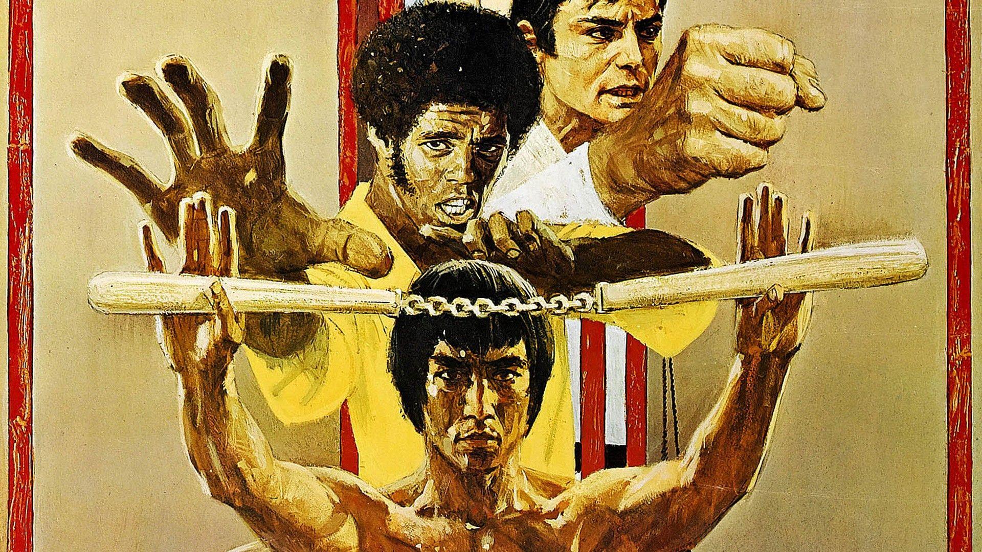 1920x1080 Wallpaper, dragon, enter, retro, bruce lee