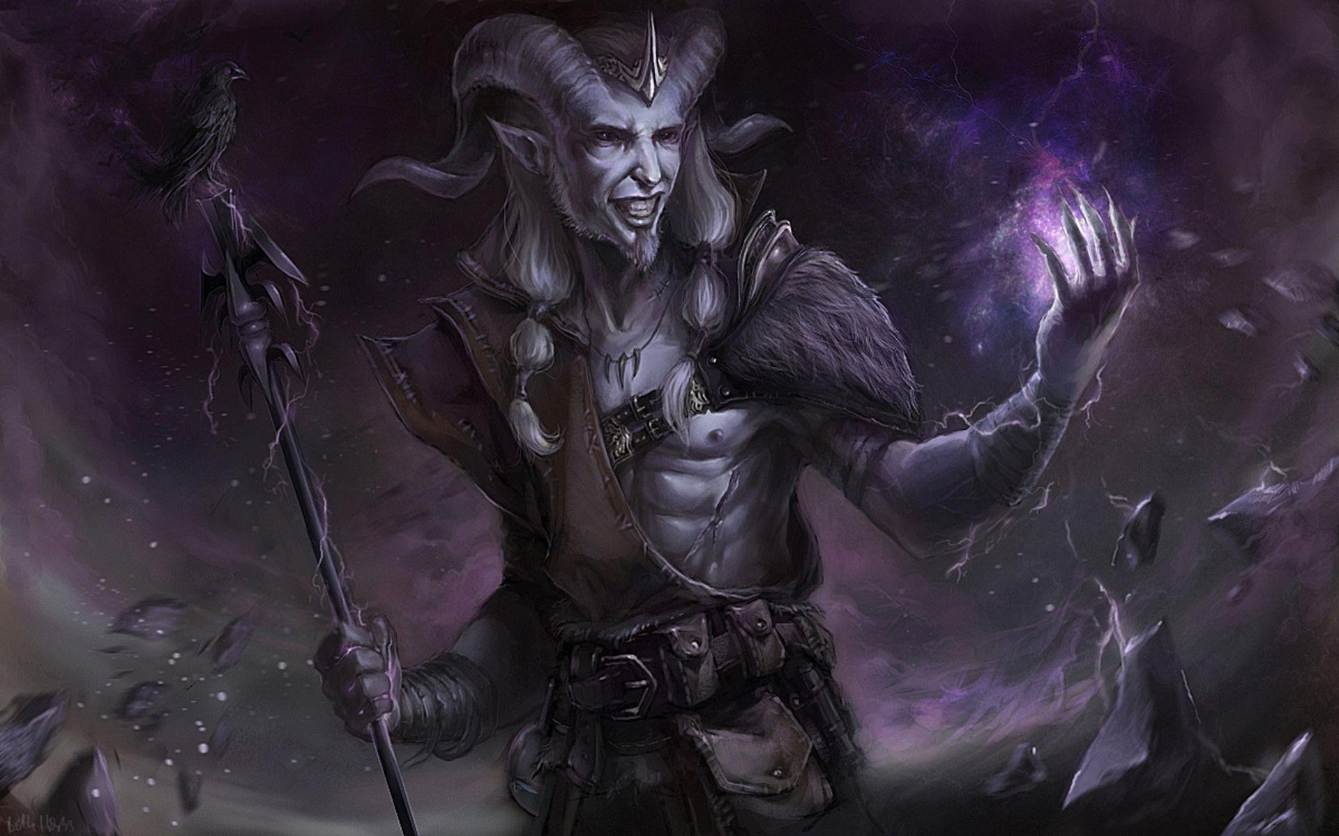 1920x1200 fantasy, Dark, Magic, Demon Wallpaper HD / Desktop and Mobile Background