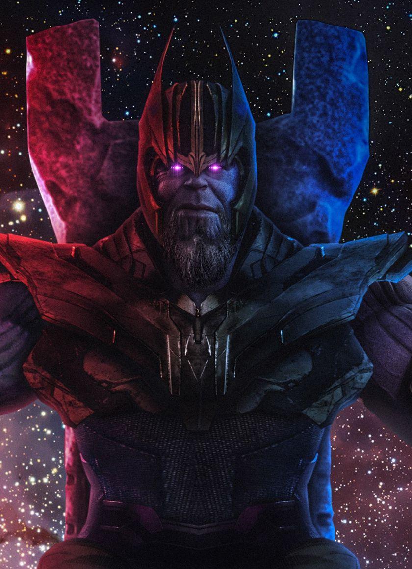 840x1160 Download Thanos: Infinity Gauntlet, movie, fan art, Avengers 4